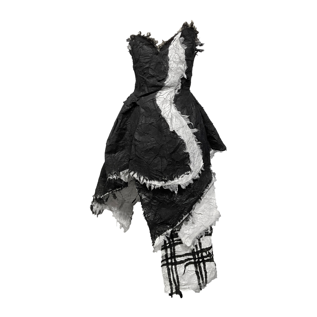 Dizzy Tartan Paper Heart Neckline Dress, Runway – ap0cene