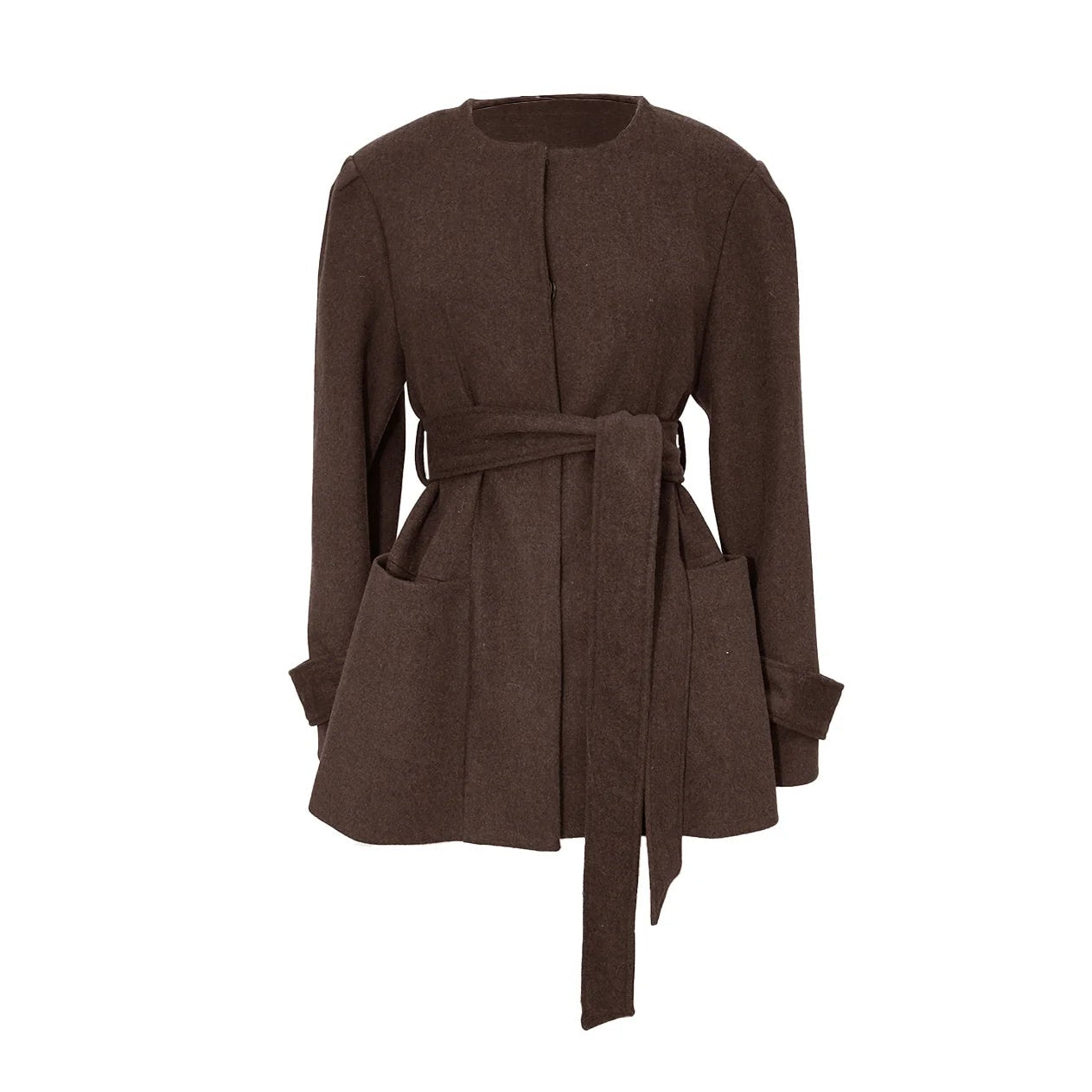 Bells Wool Jacket in Brown – ap0cene