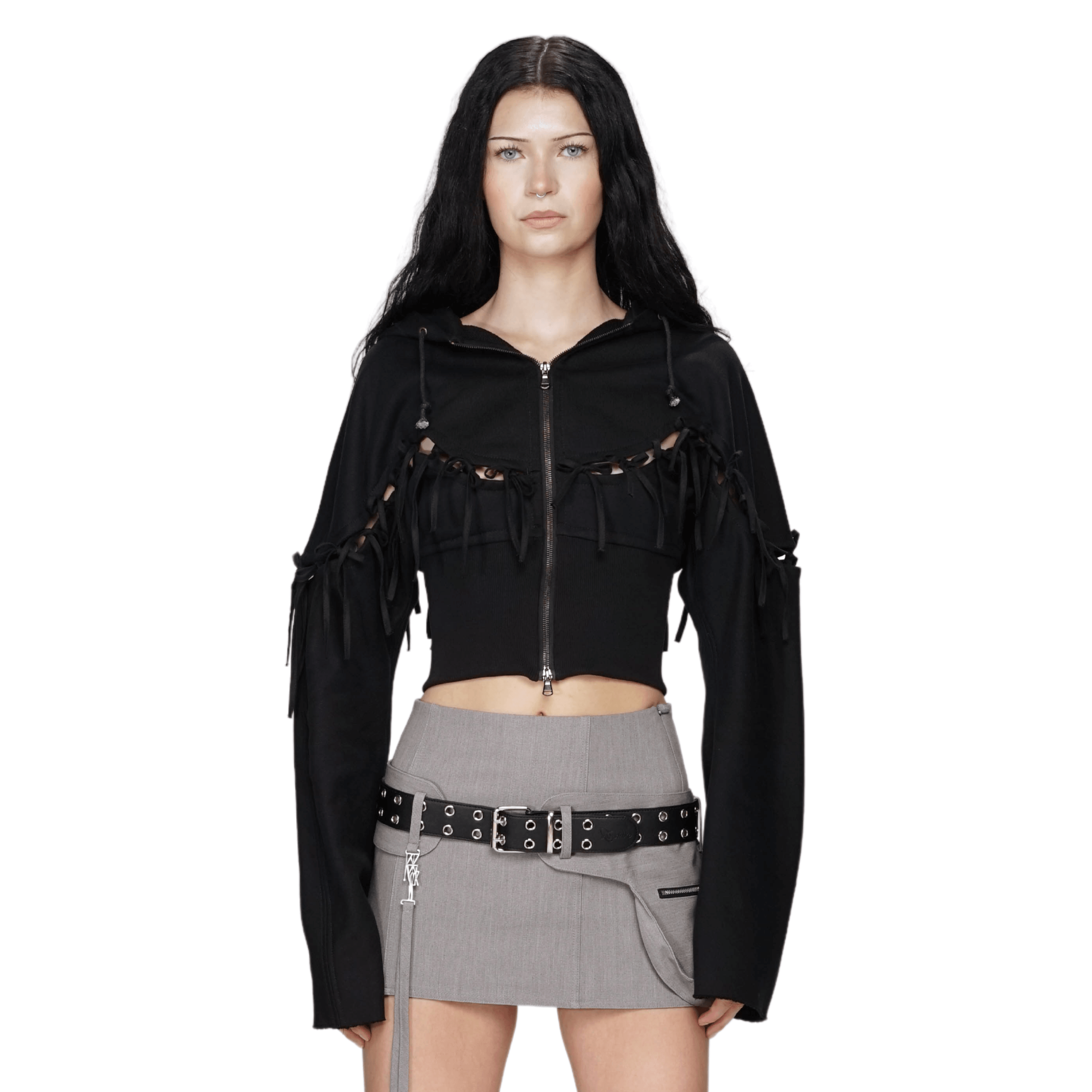 Hoodie with Bow Details – ap0cene Hoodie with Bow Details – ap0cene