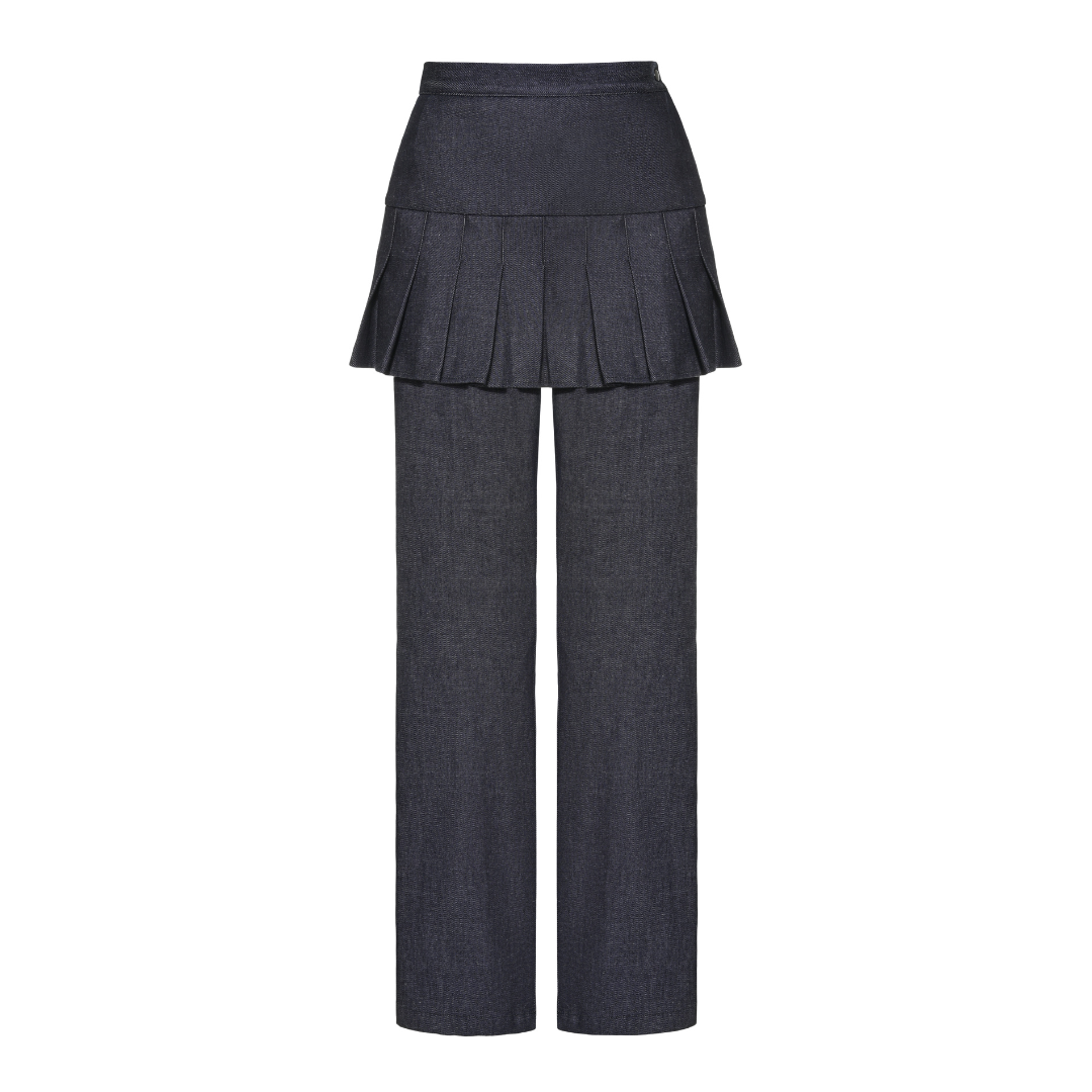 Denim Skirt Pants – ap0cene Denim Skirt Pants – ap0cene