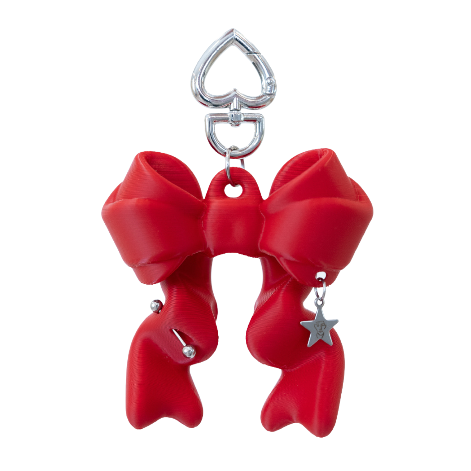 Ribbon Balm Keychain in Valentine Red – ap0cene