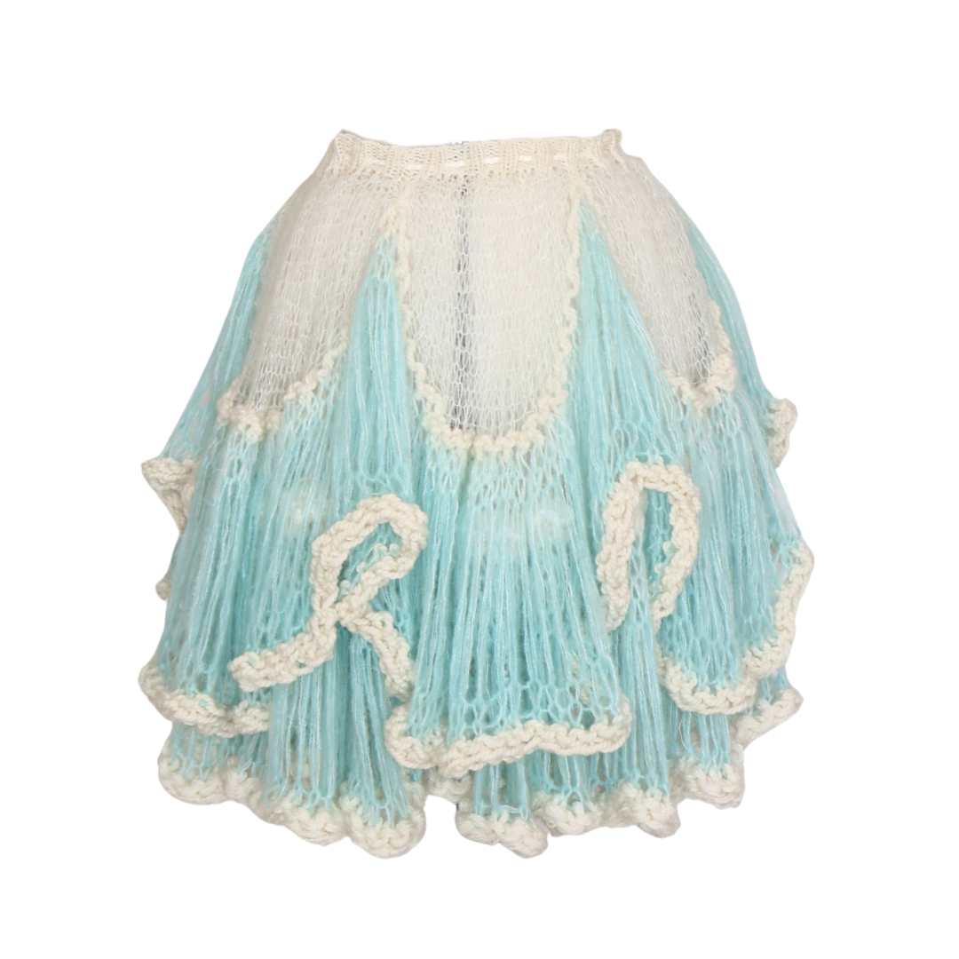 スカート Semi Couture Marina Pleated Multicolor Skirt With Elastic Semicouture Semi Couture Marina Pleated Multicolor Skirt