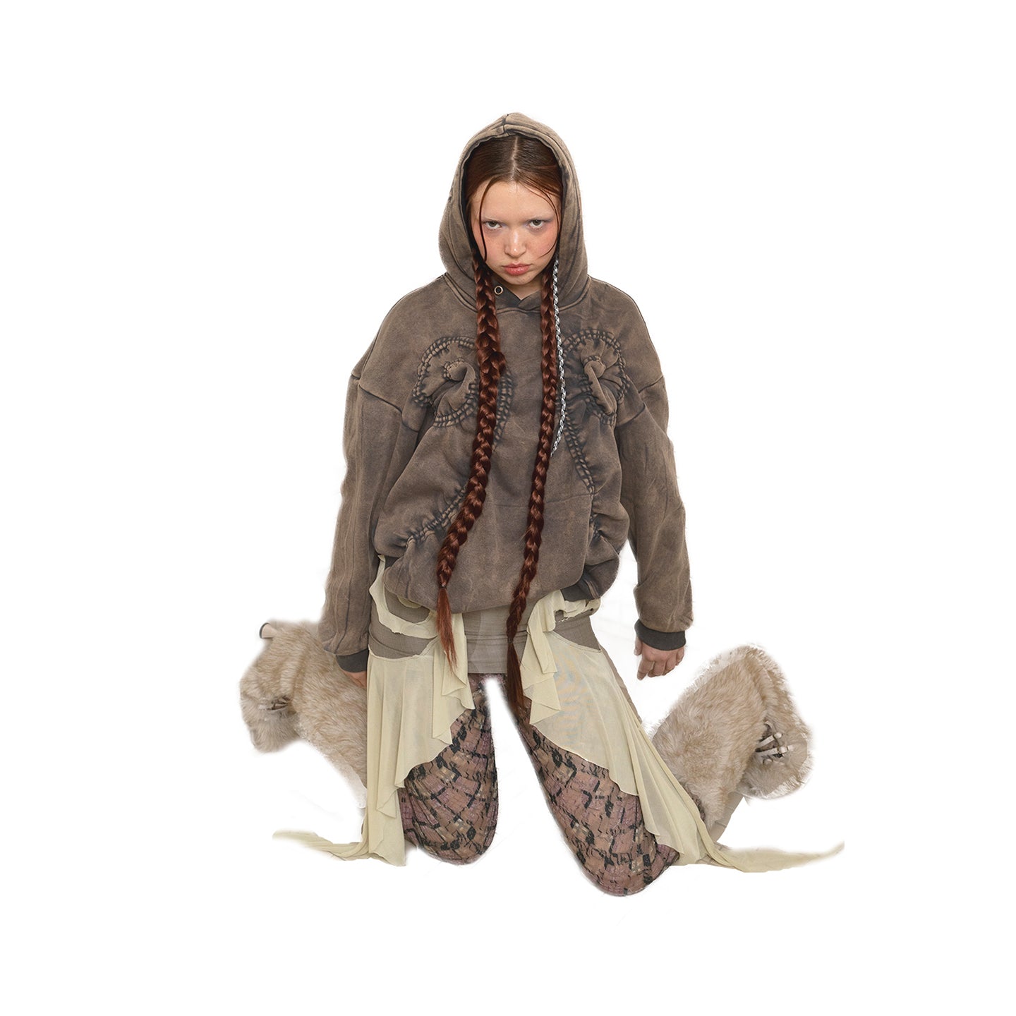 Acid Wash Swirl Hoodie