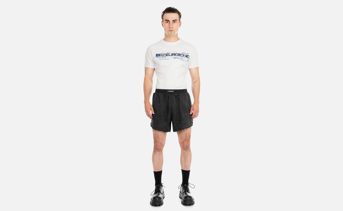 Continental Pinstripe Shorts