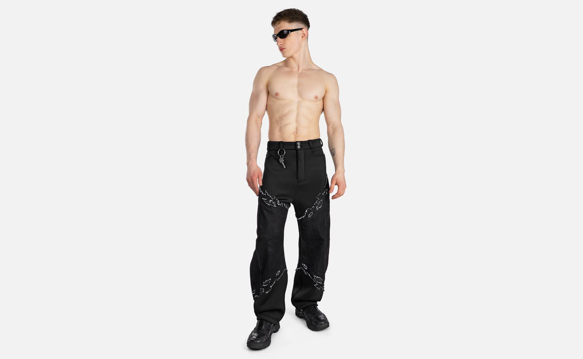 Blade Denim Pants in Black