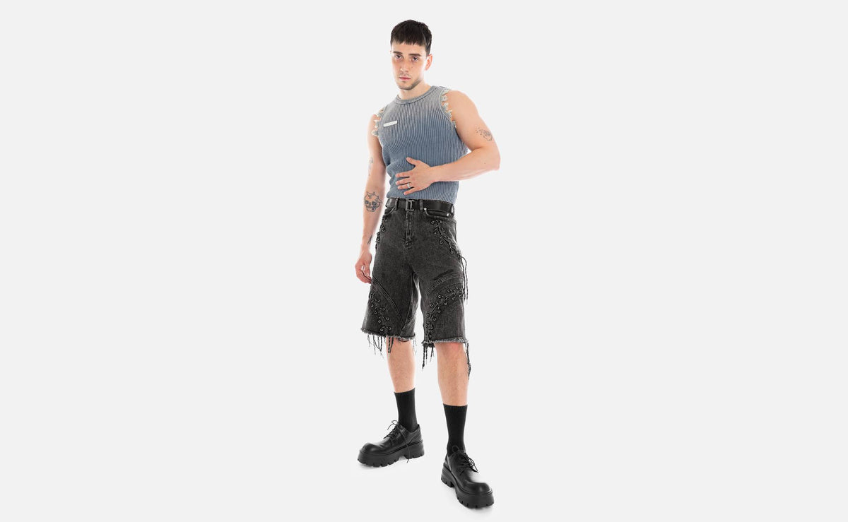 Eisgrau Knit Tank Top