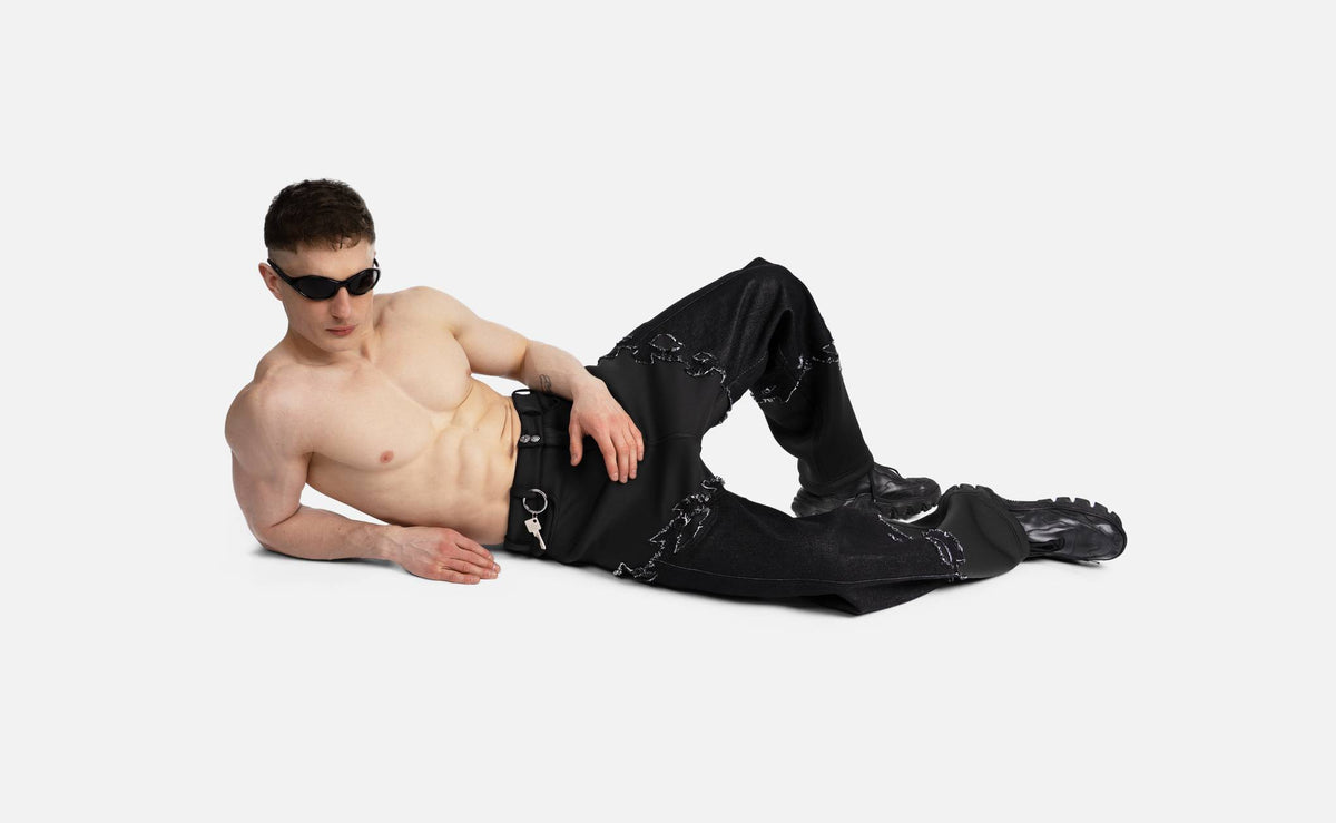 Blade Denim Pants in Black