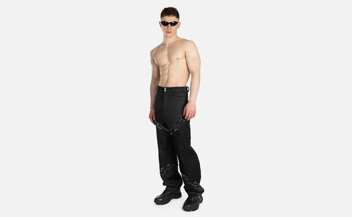 Blade Denim Pants in Black