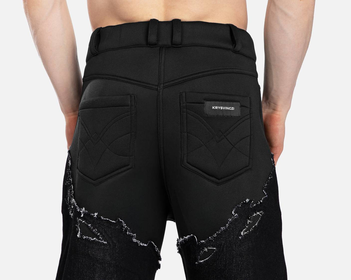 Blade Denim Pants in Black