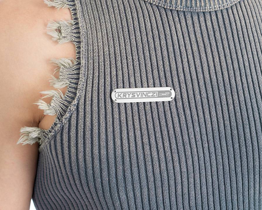 Eisgrau Knit Tank Top
