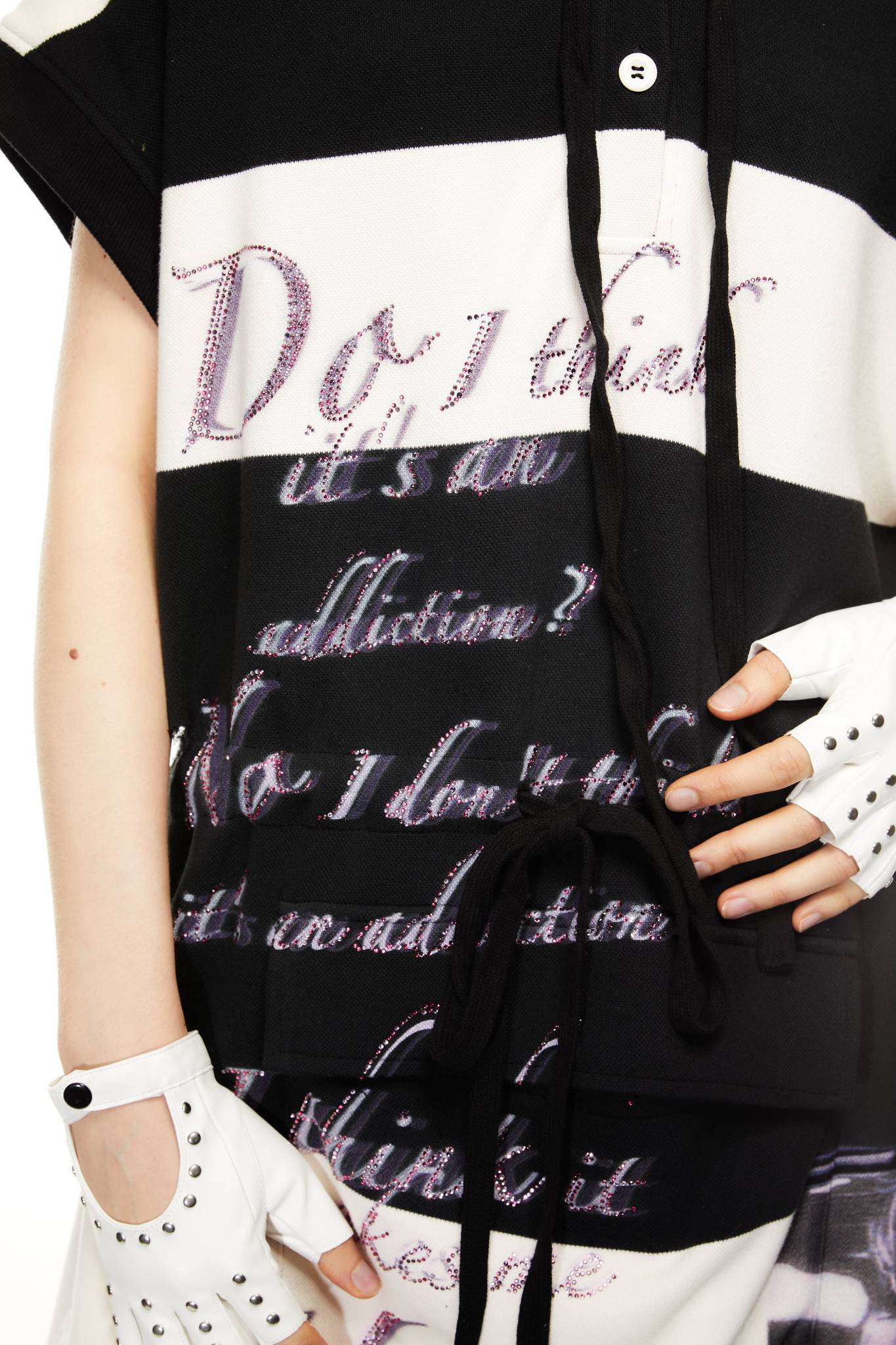 Happy Addiction Sleeveless Hoodie – ap0cene