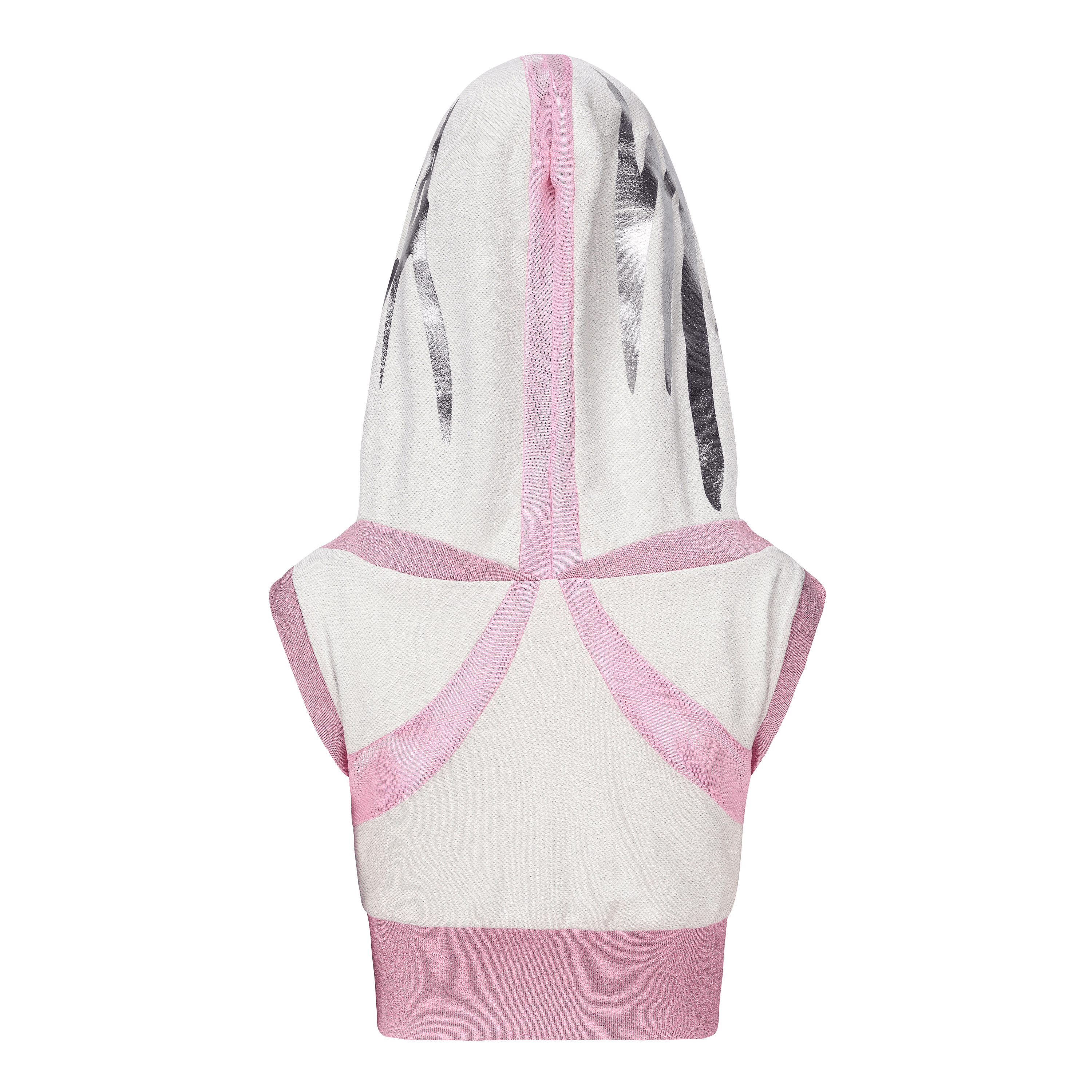 Gal of Ultra Short Sleeve Hoodie in Pink