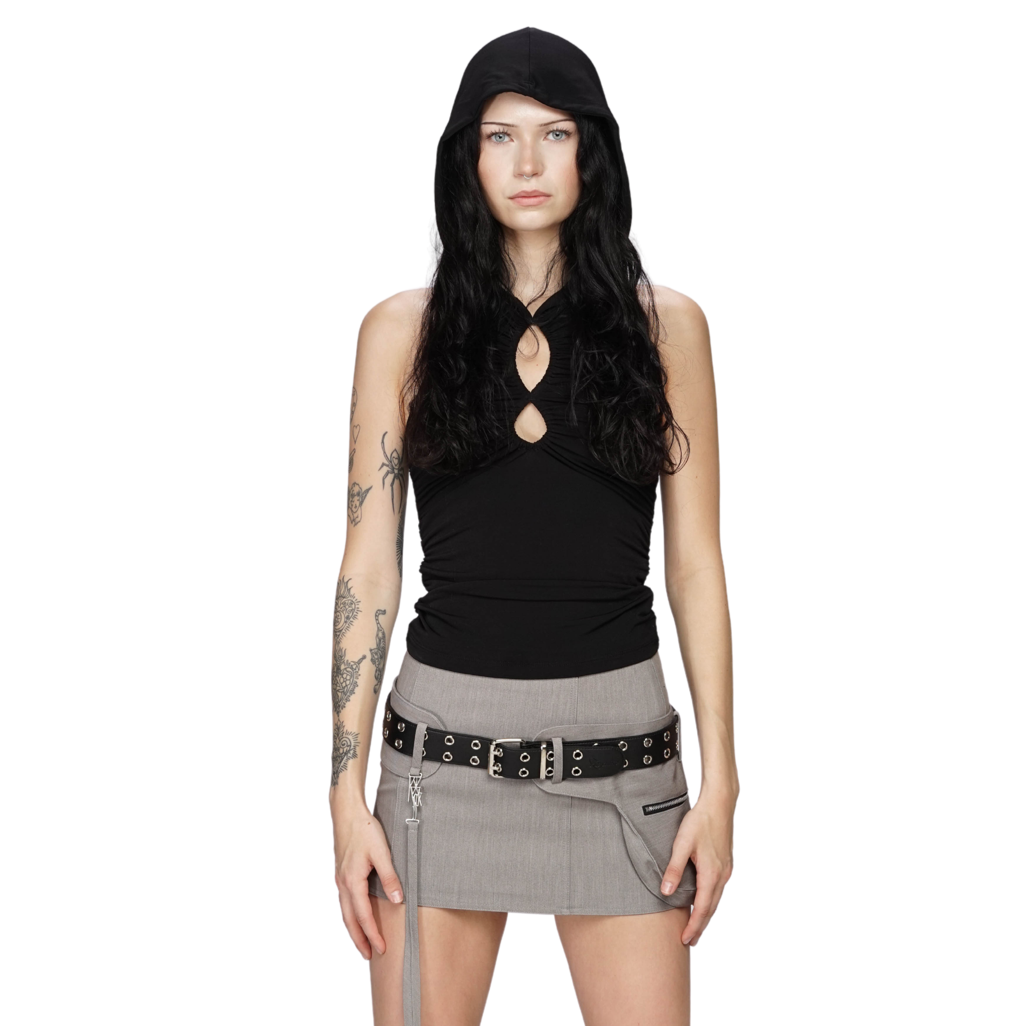 Black Hole Sleeveless Hoodie