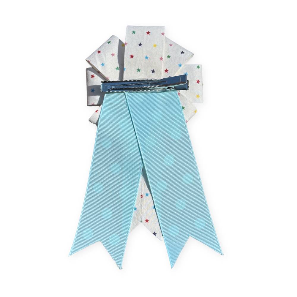 Blue Button Rosette