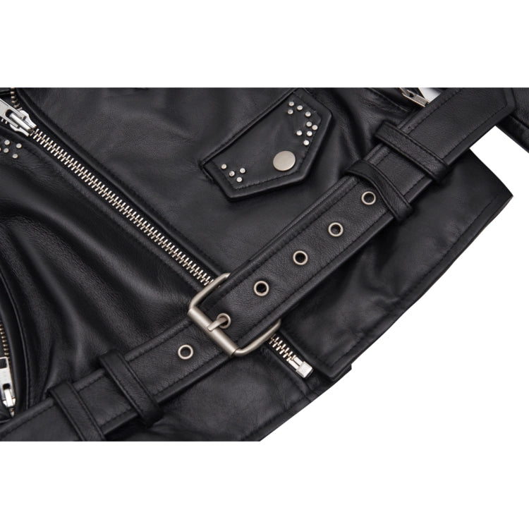 Studded Biker Leather Jacket