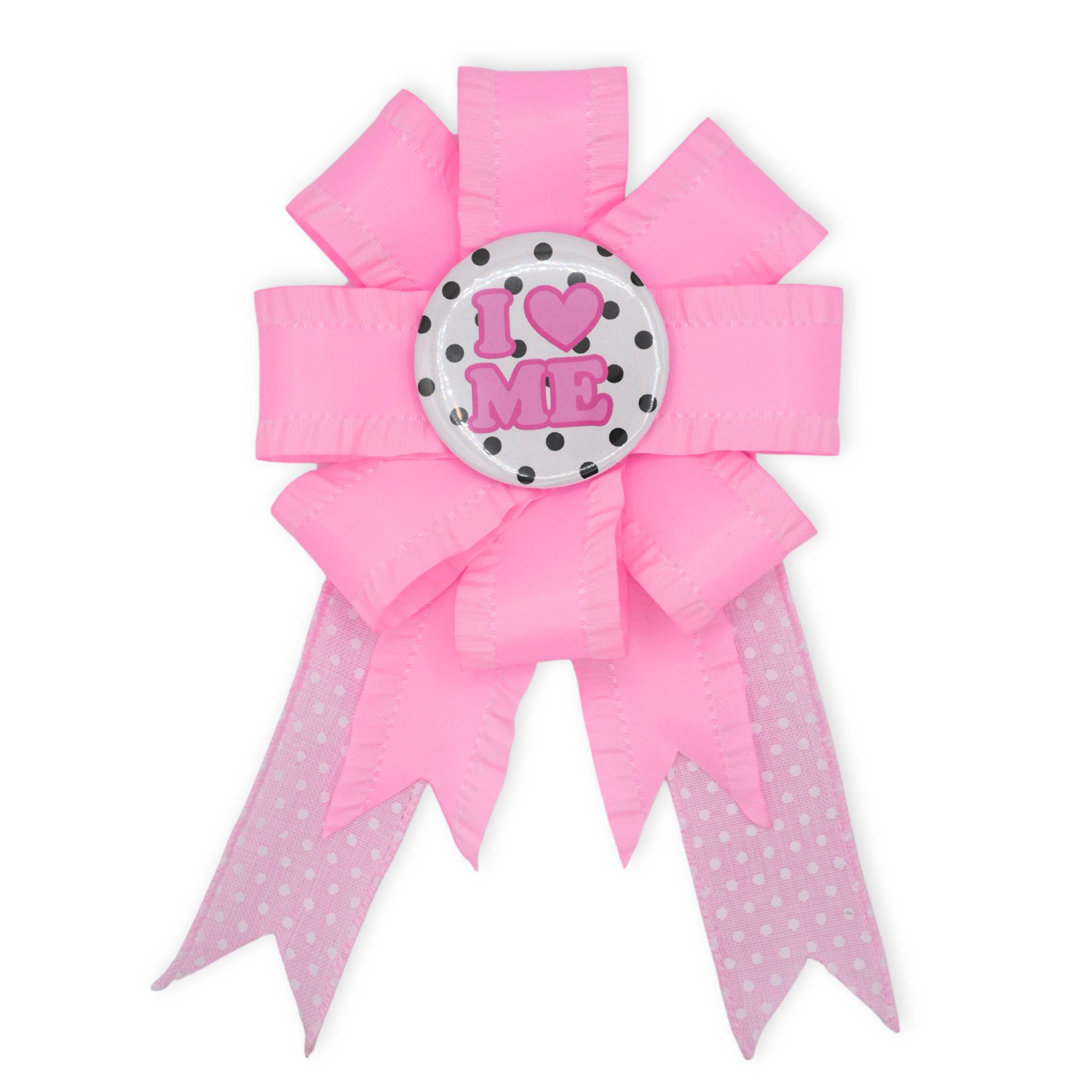 I Love Me Rosette Pin