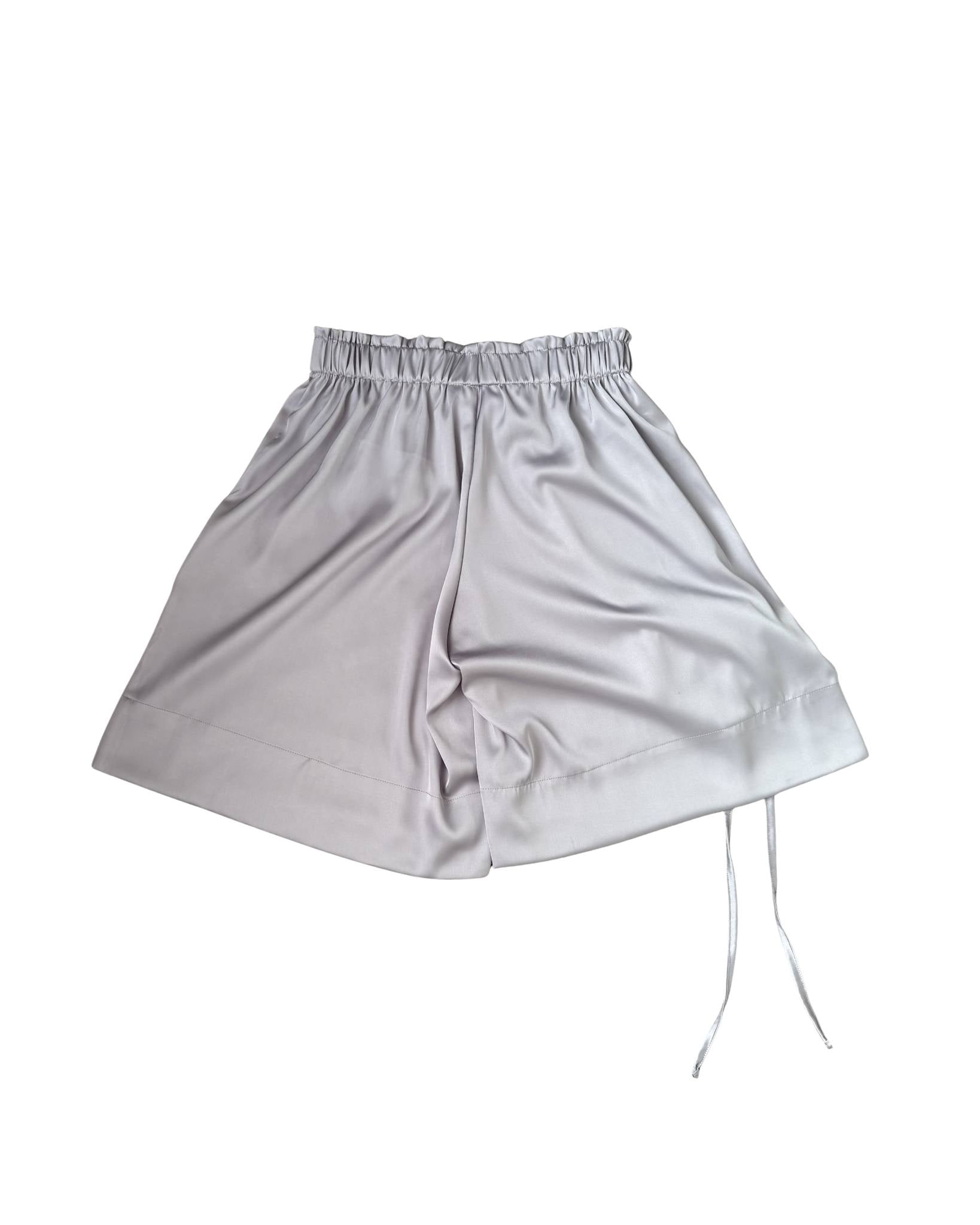 Rosette Satin Shorts