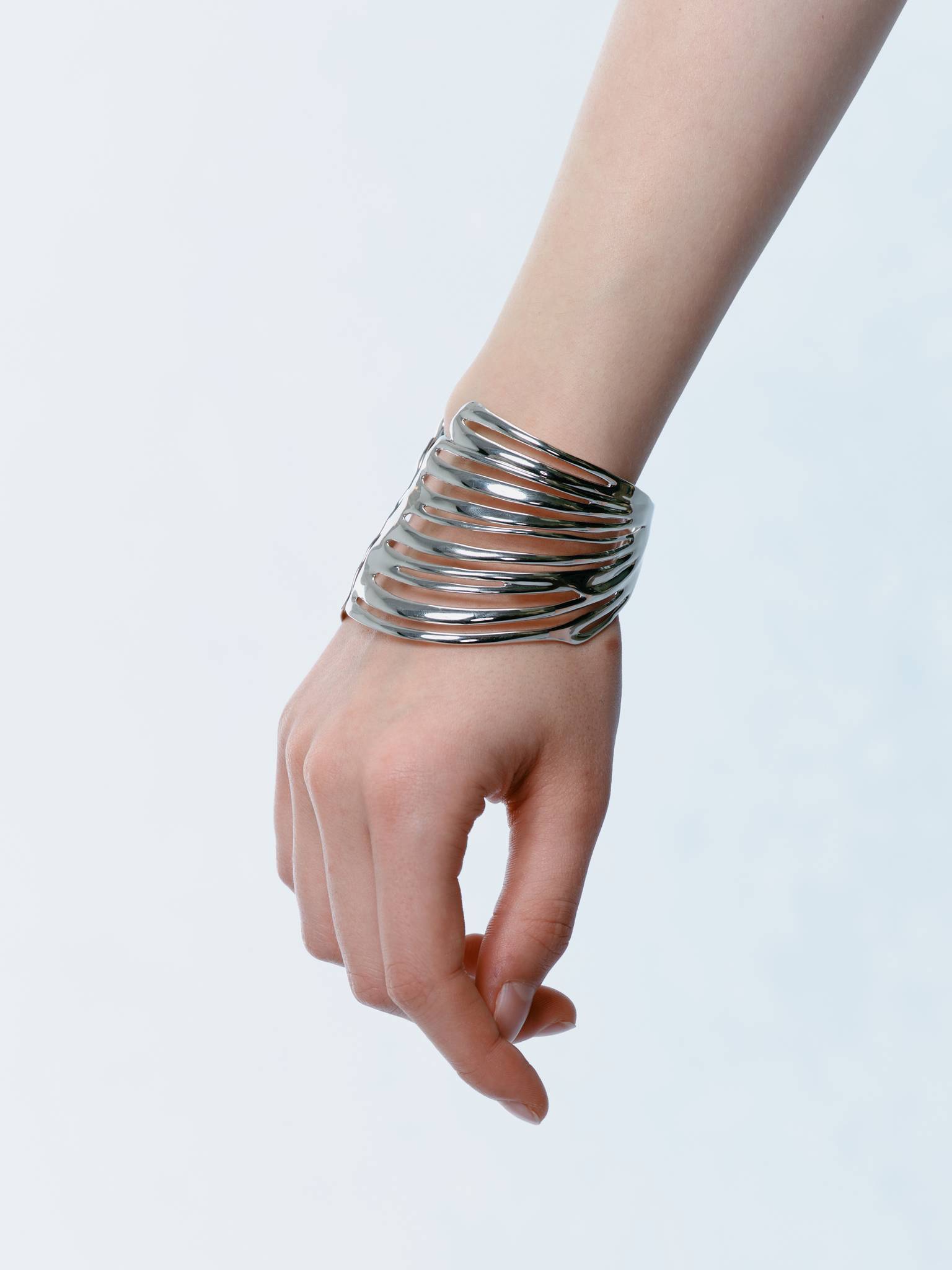Silver Winding Bracelet