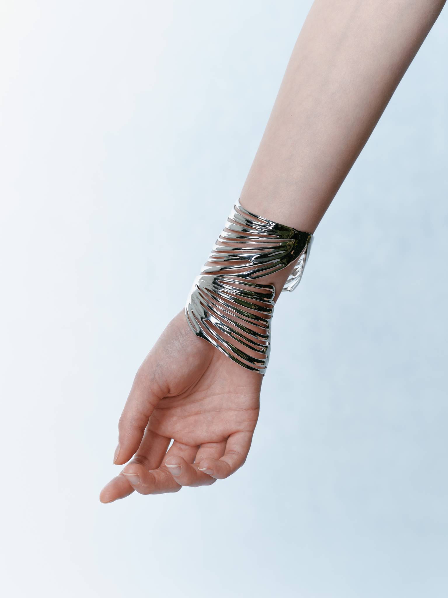 Silver Winding Bracelet