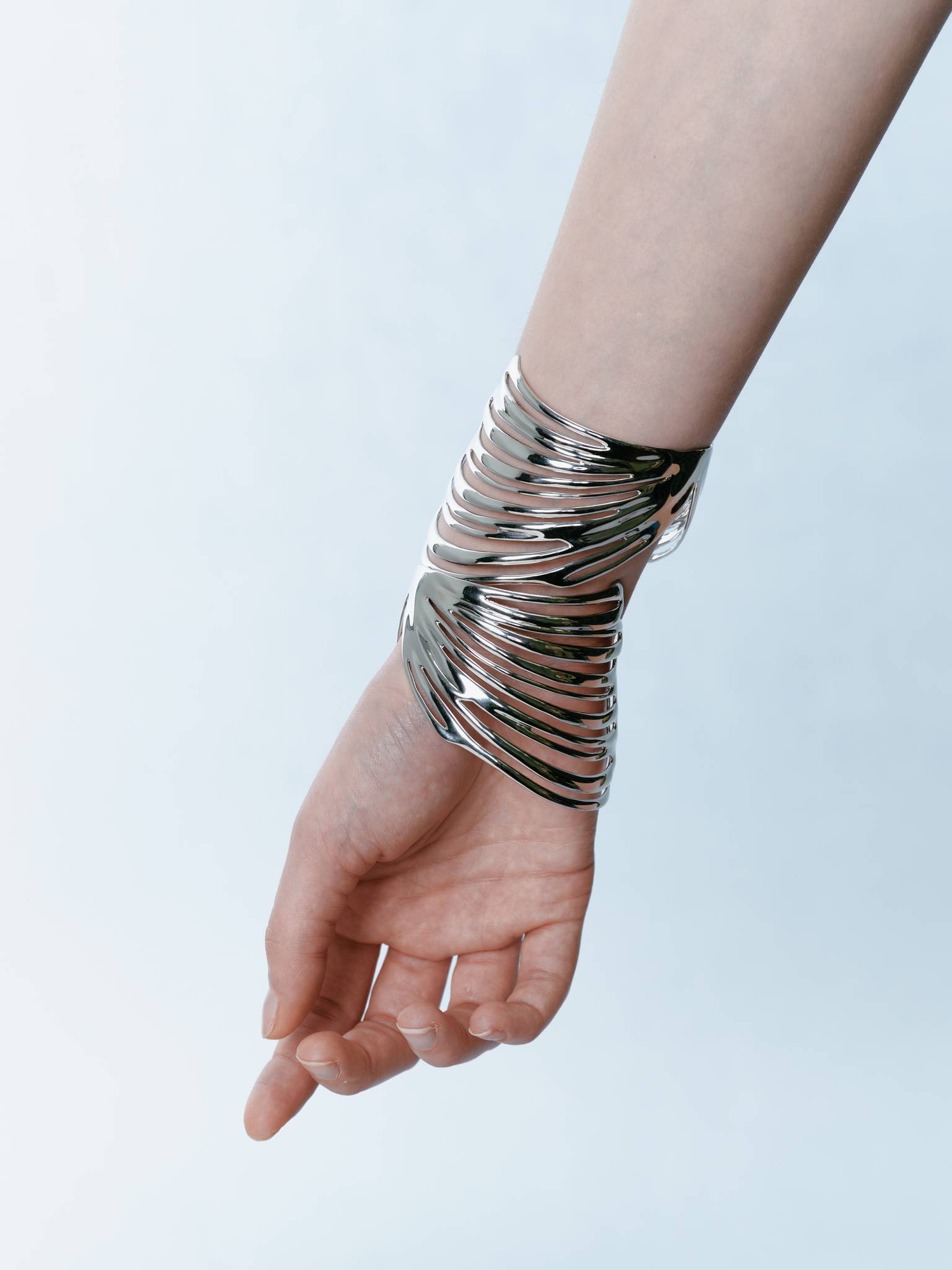 Silver Winding Bracelet