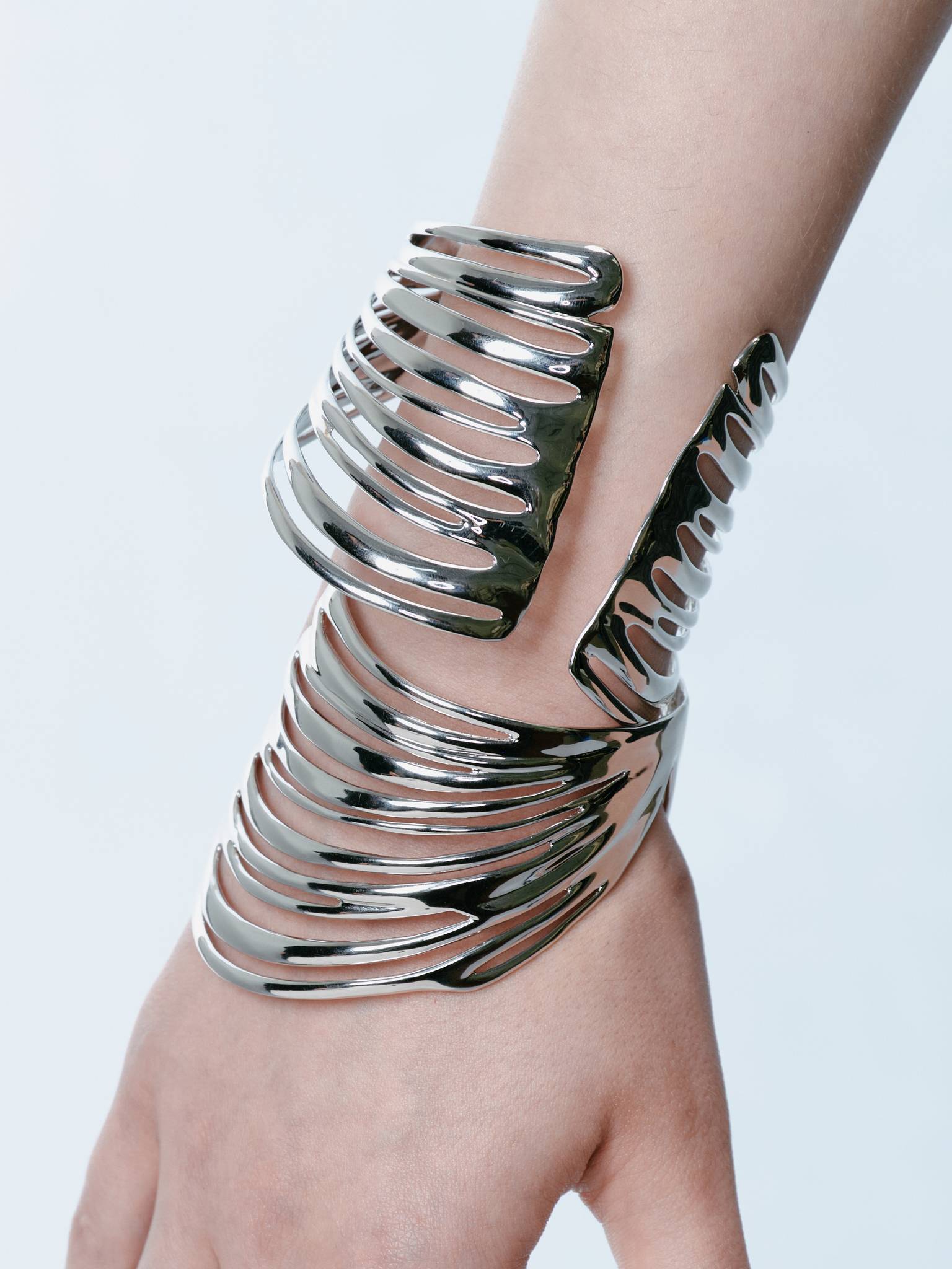 Silver Winding Bracelet