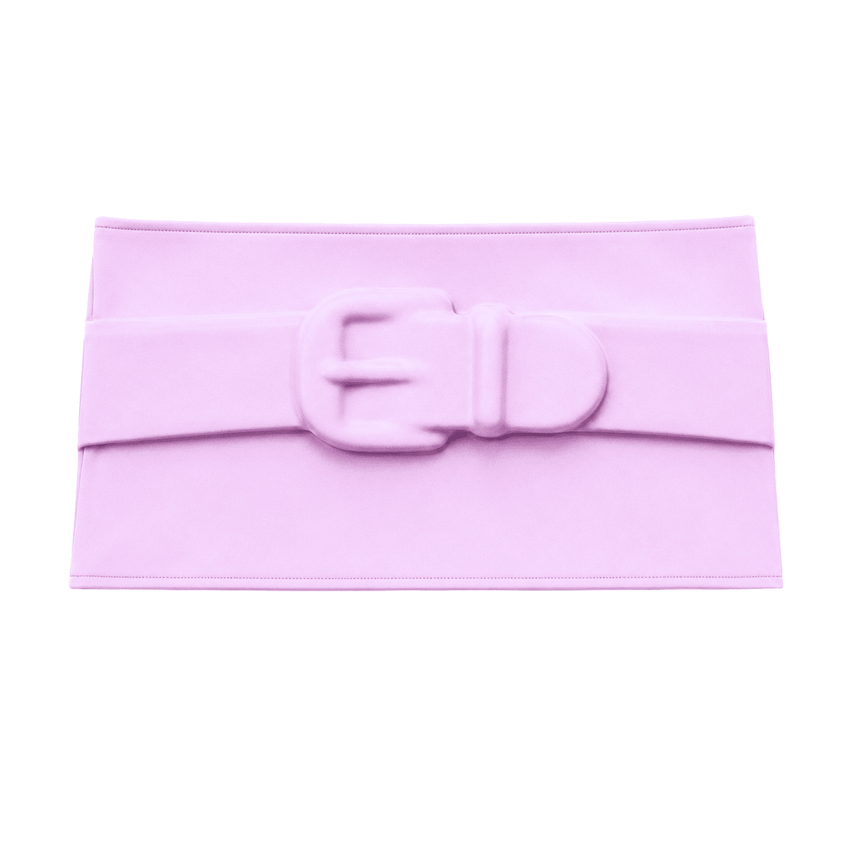 Buckle Me Mini Skirt in Purple