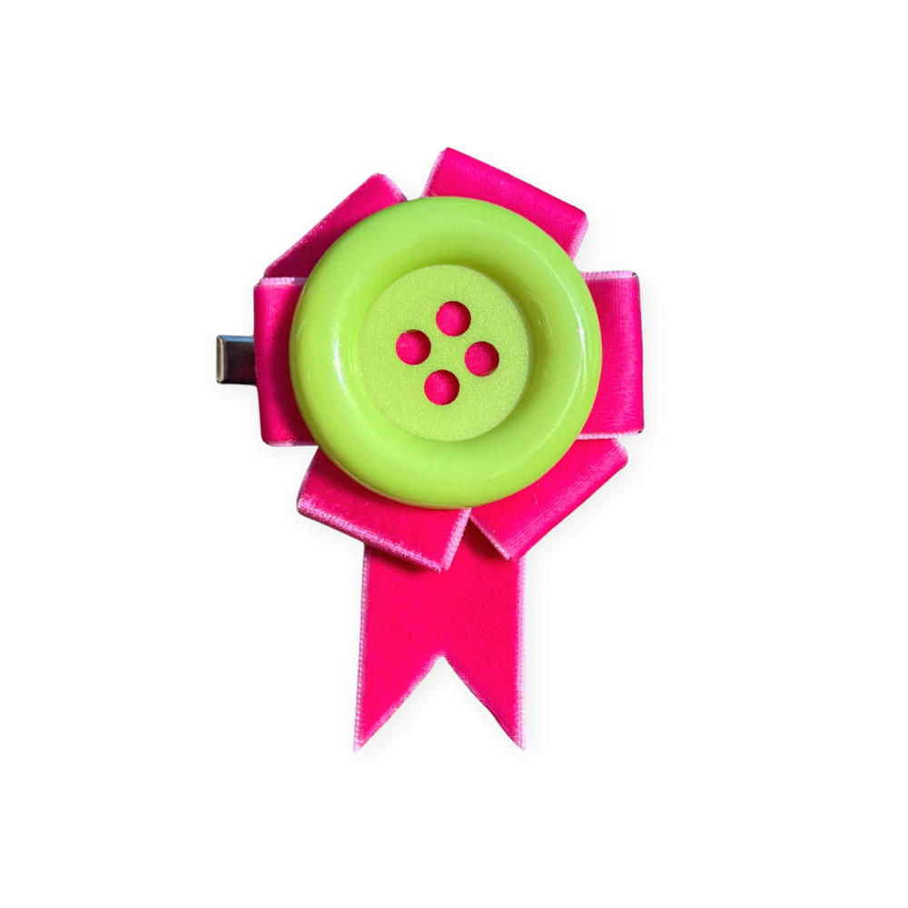 Green Button Rosette