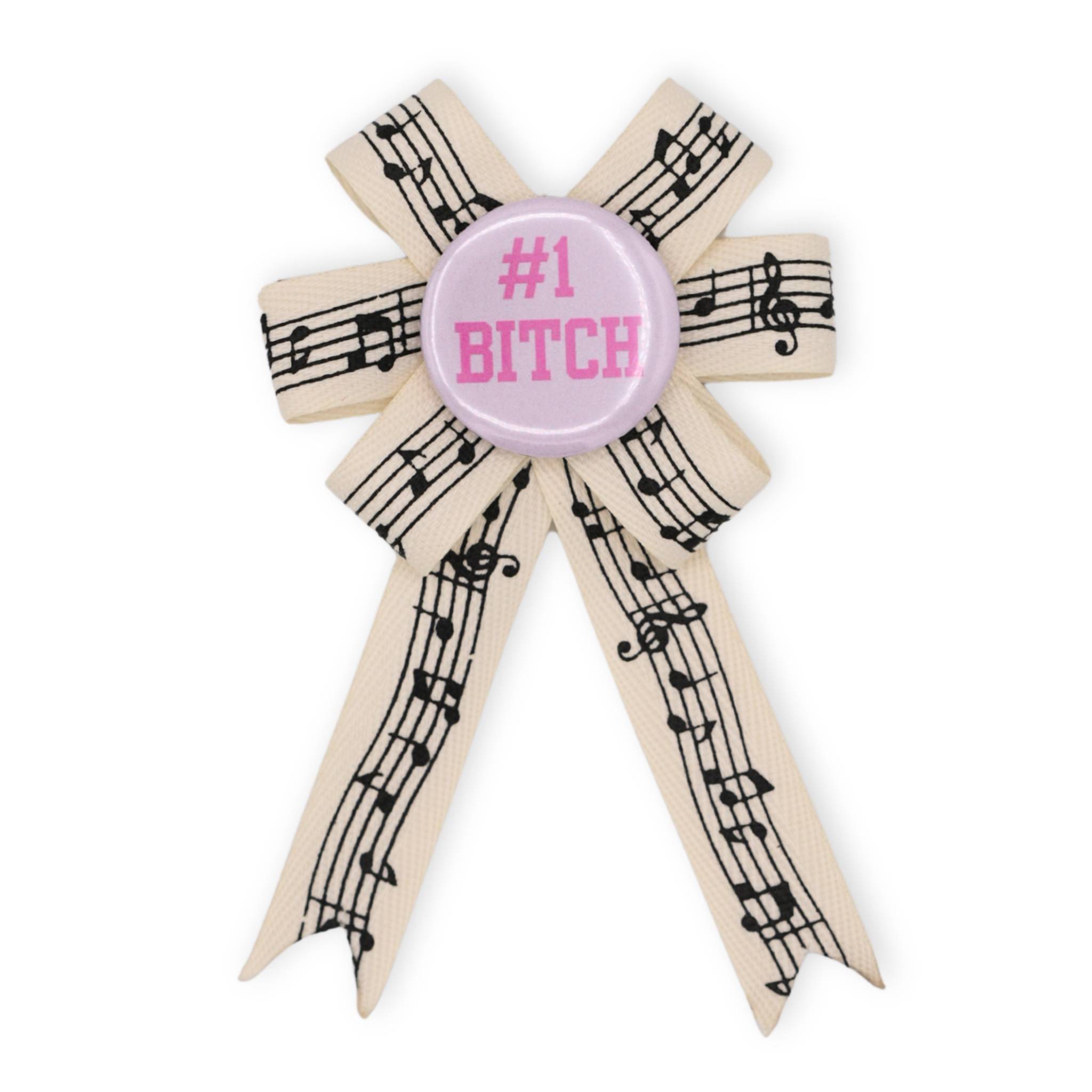 Music to My Bitchy Ears Rosette Clip