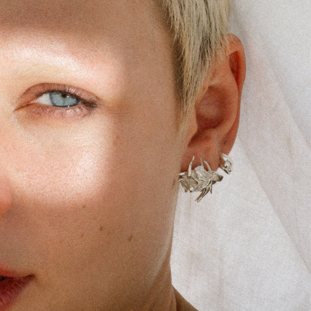 Armed Spider Earrings