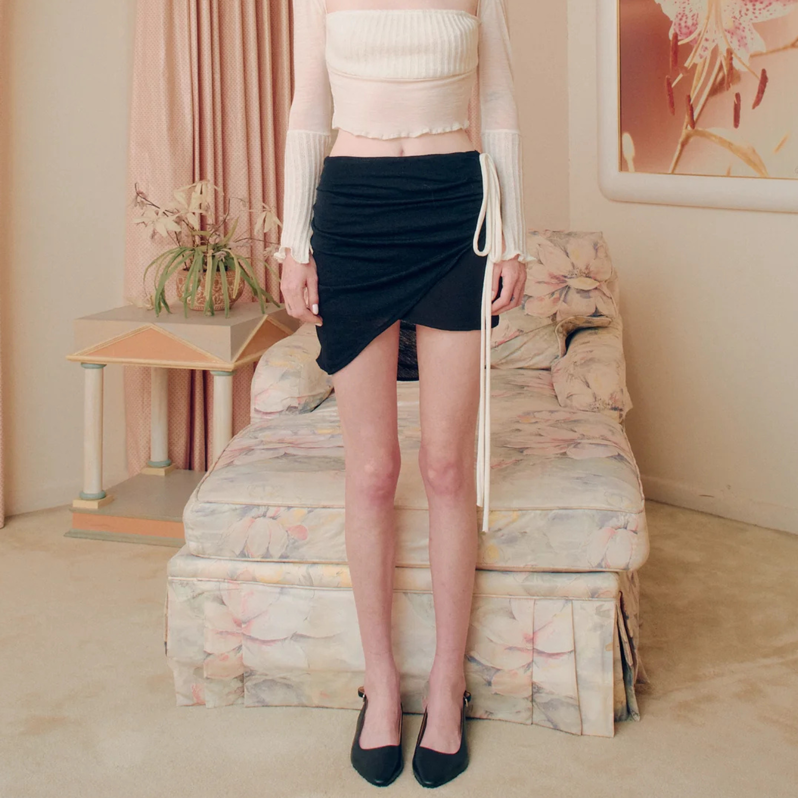 Milk Pour Skirt