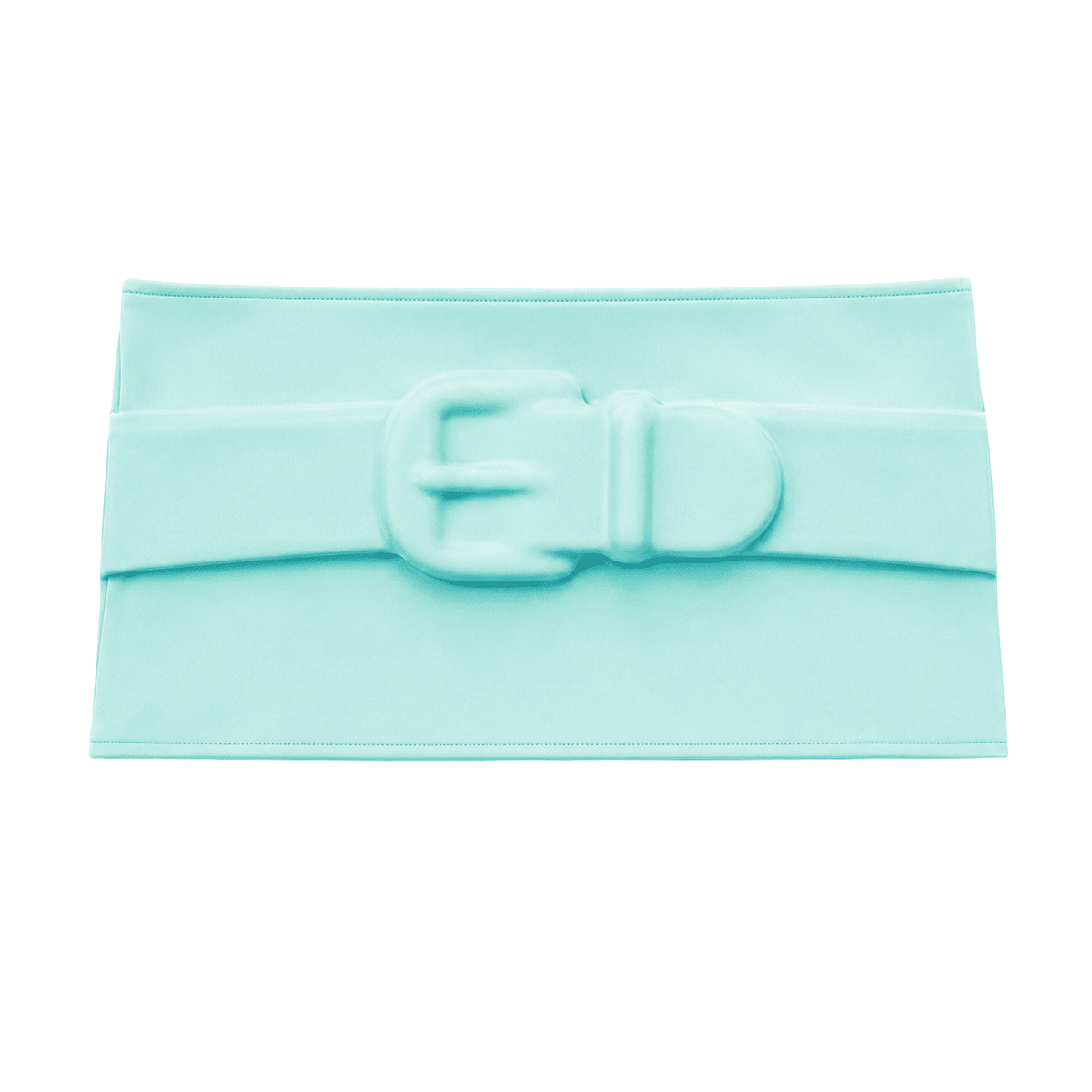 Buckle Me Mini Skirt in Blue