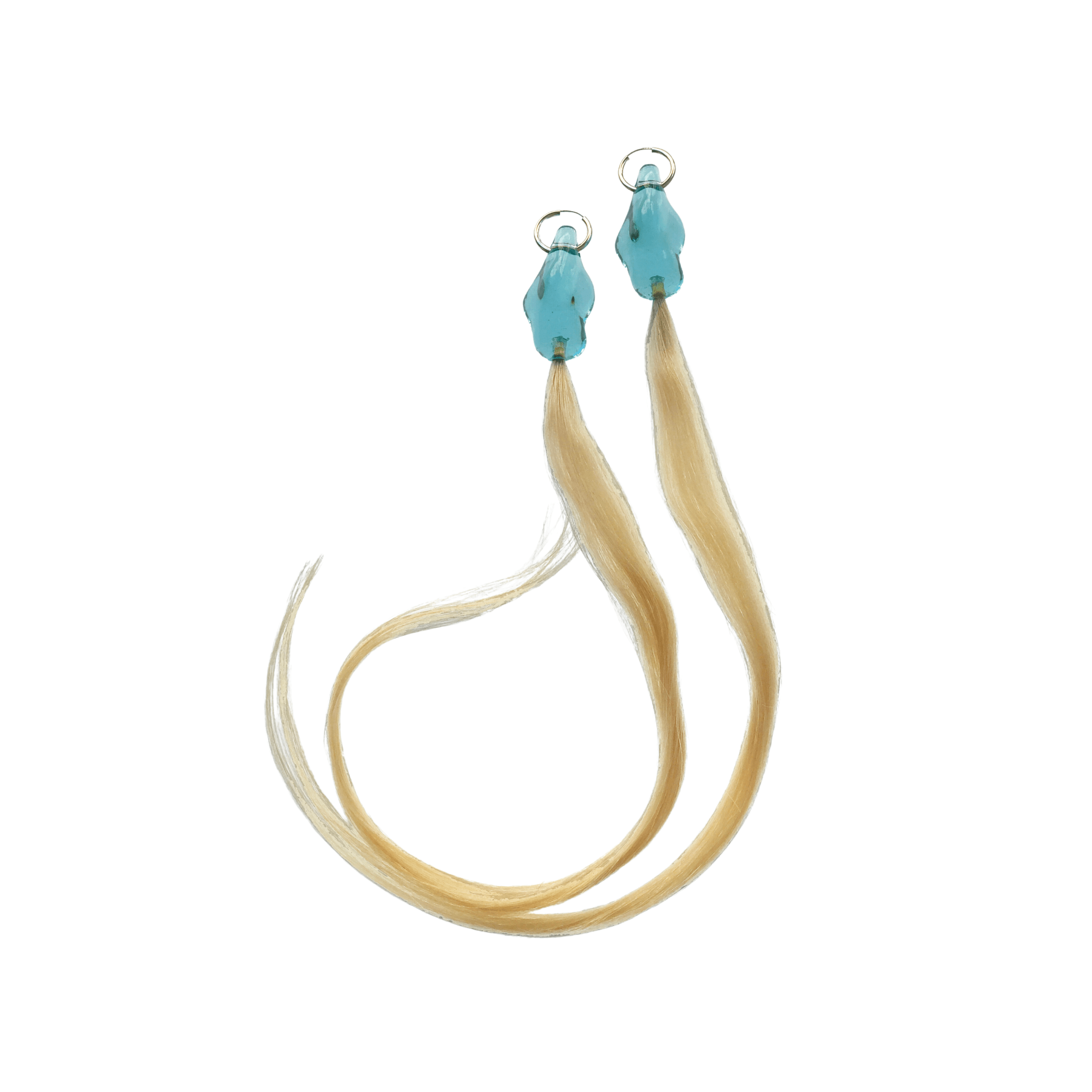 Blob Earrings in Blue/Blond