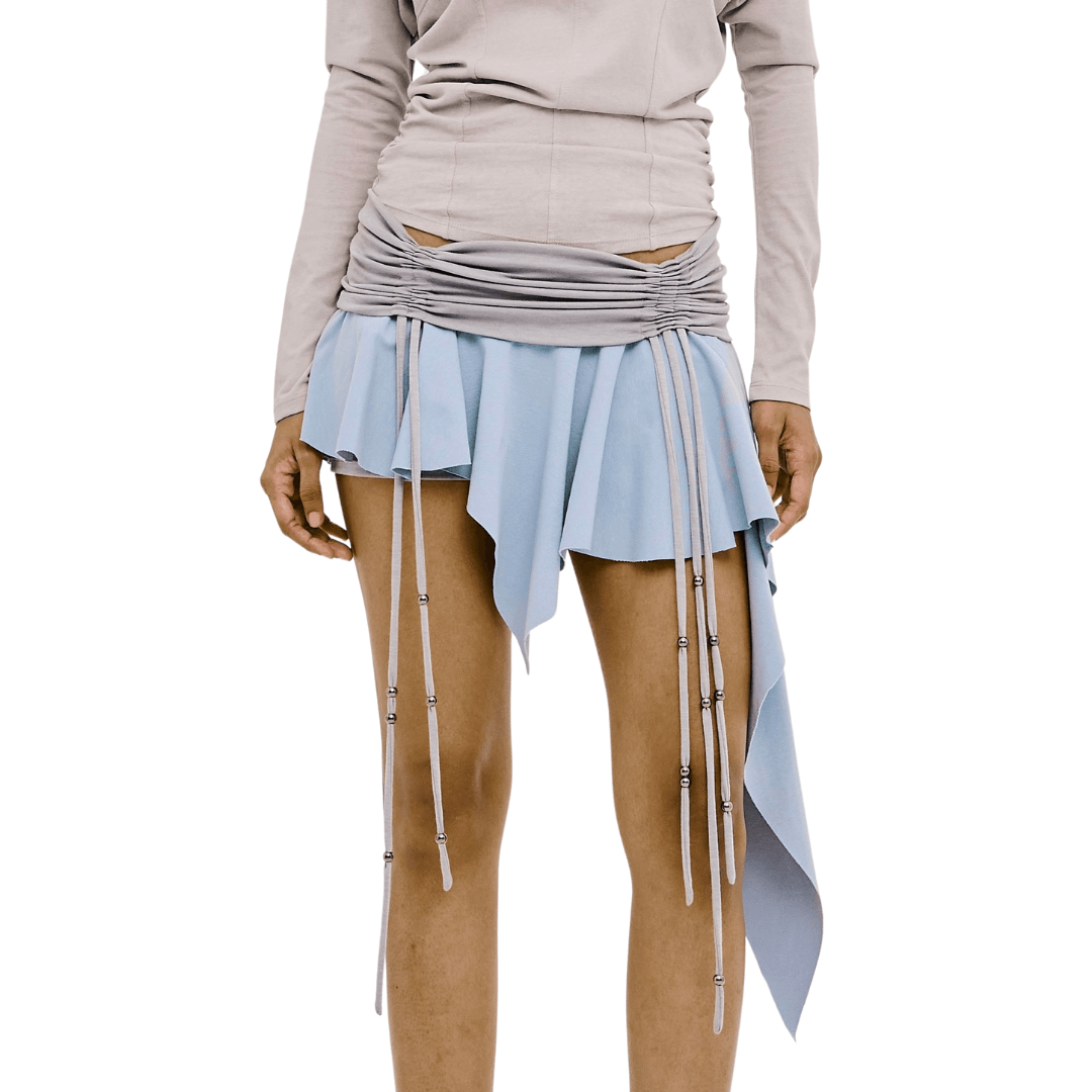 Reverent Skort in Sky Blue