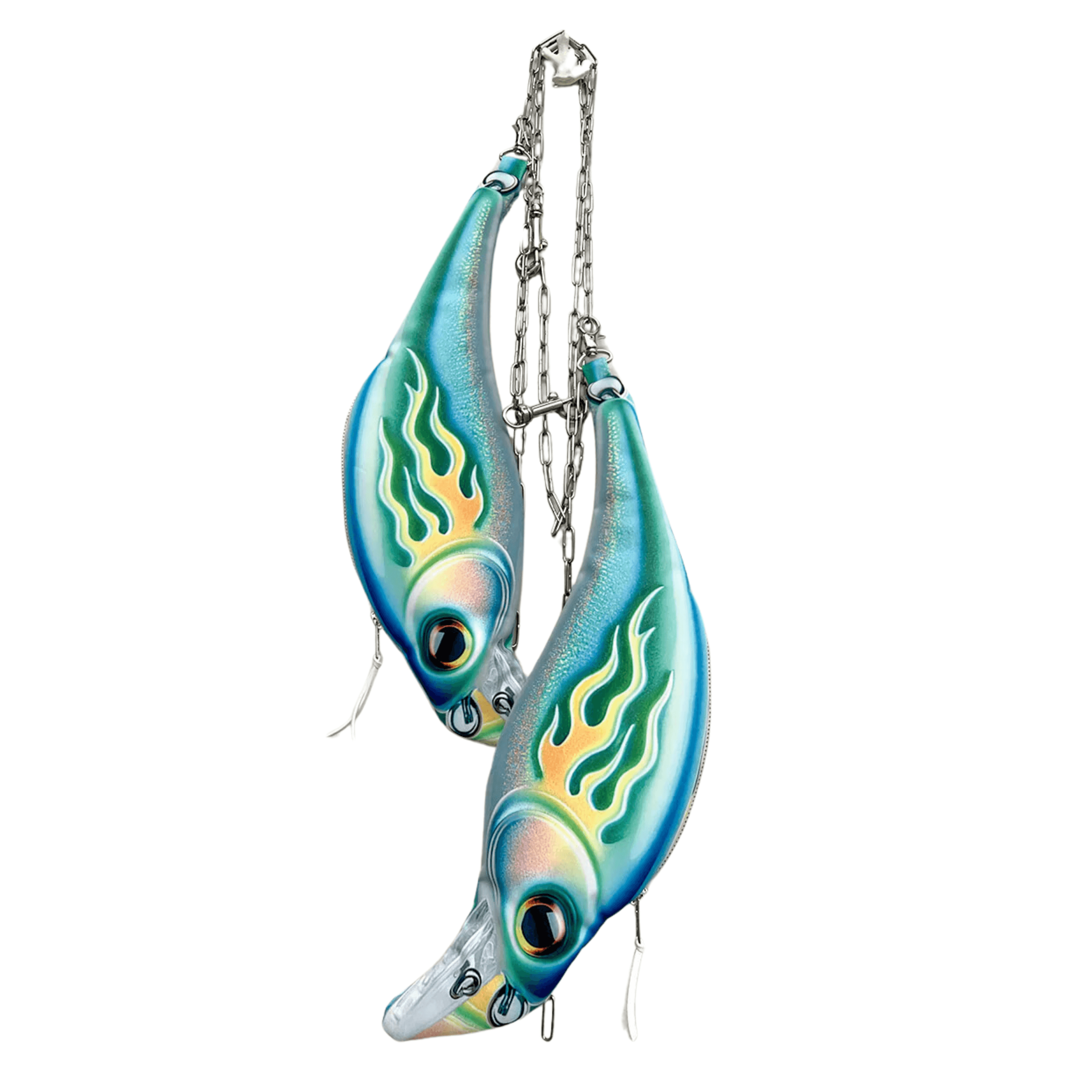 물고기 미끼 파우치 백