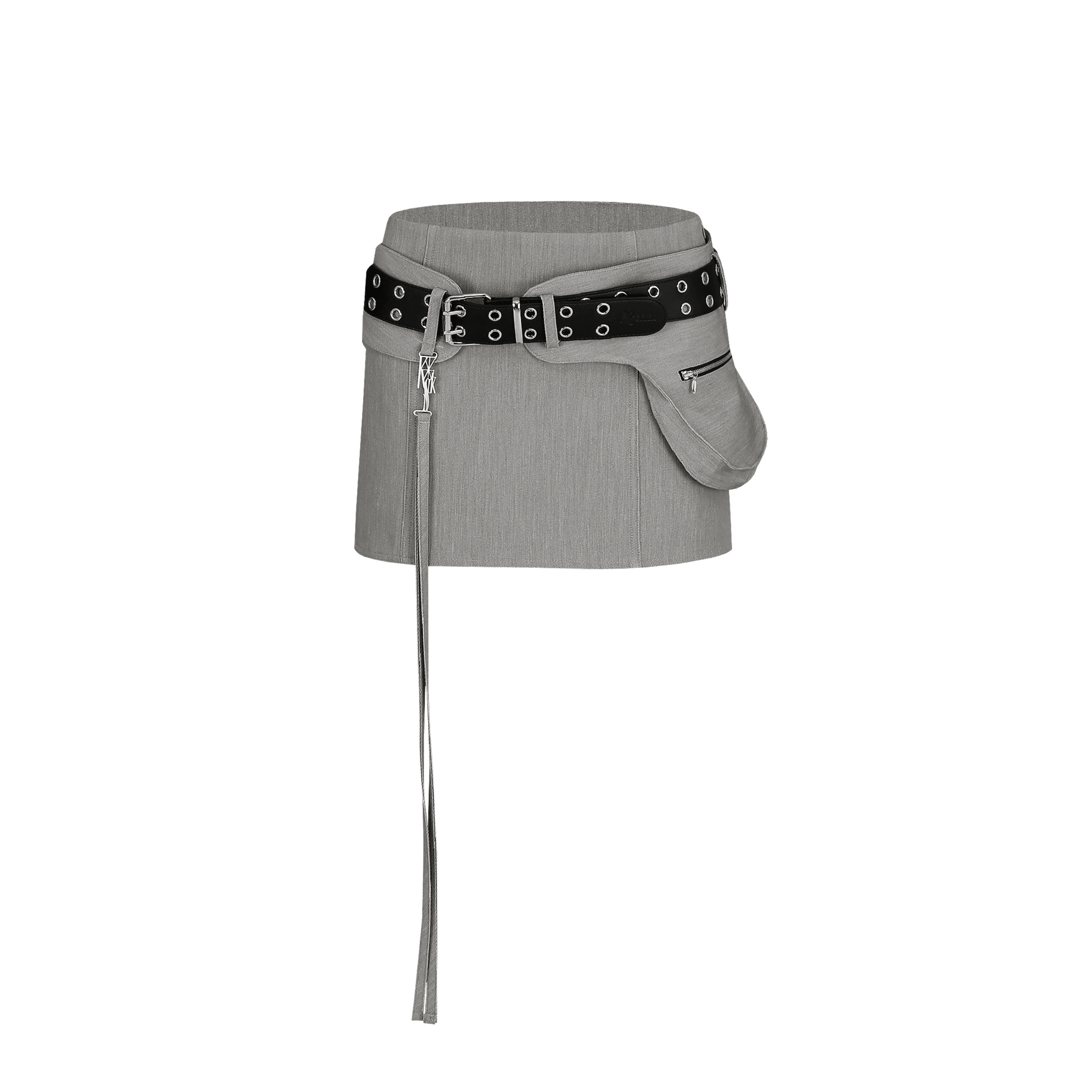 Minirock mit Cargogürtel