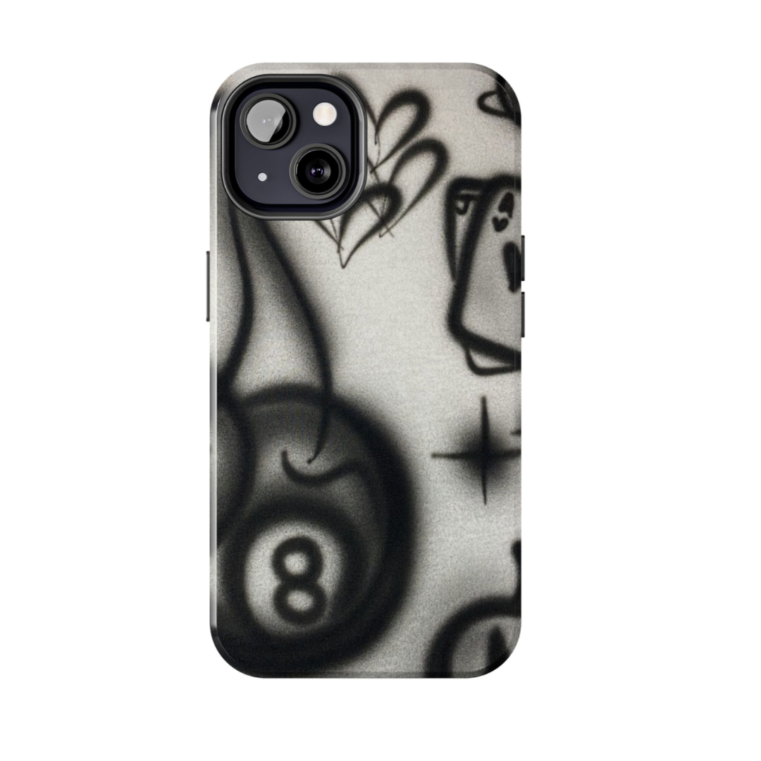 Hidden Ace Airbrush iPhone Case