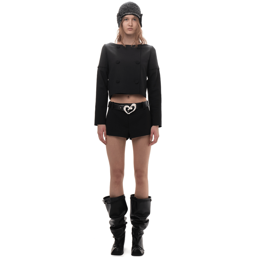 울 미니 반바지