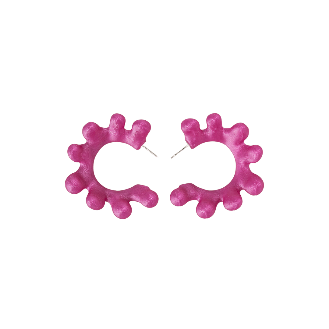 Corola Earrings in White