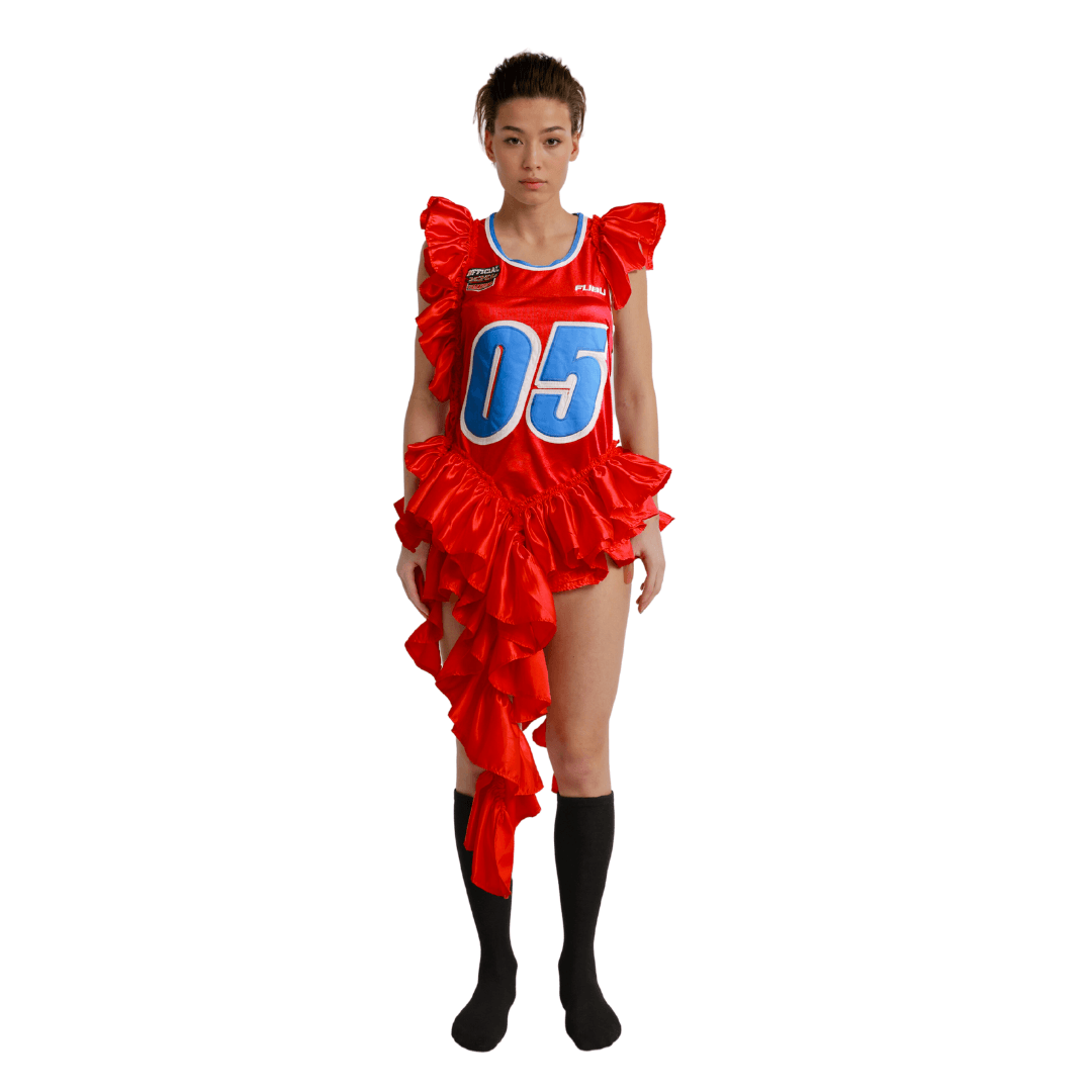 레드 05 FUBU 드레스