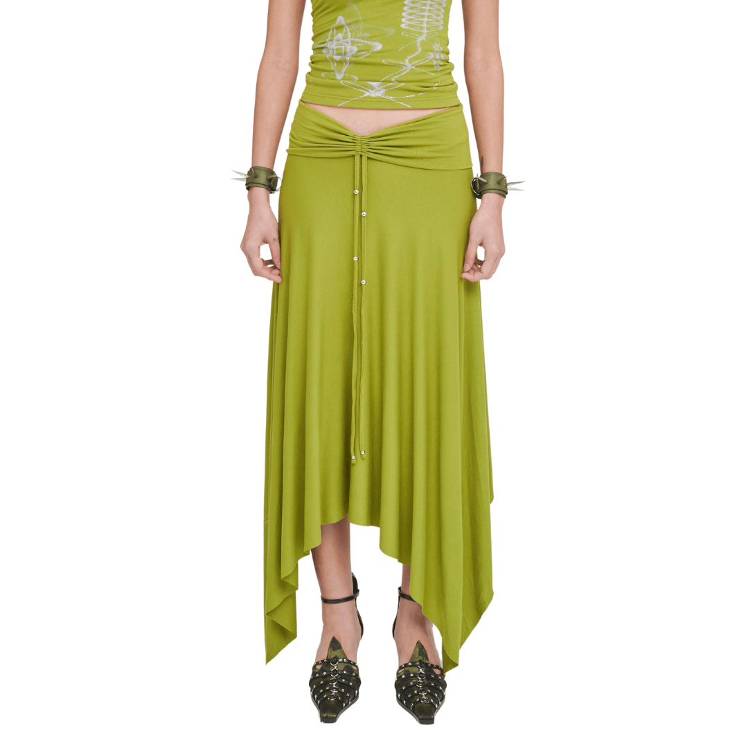 Gatherer Skirt/Dress in Green