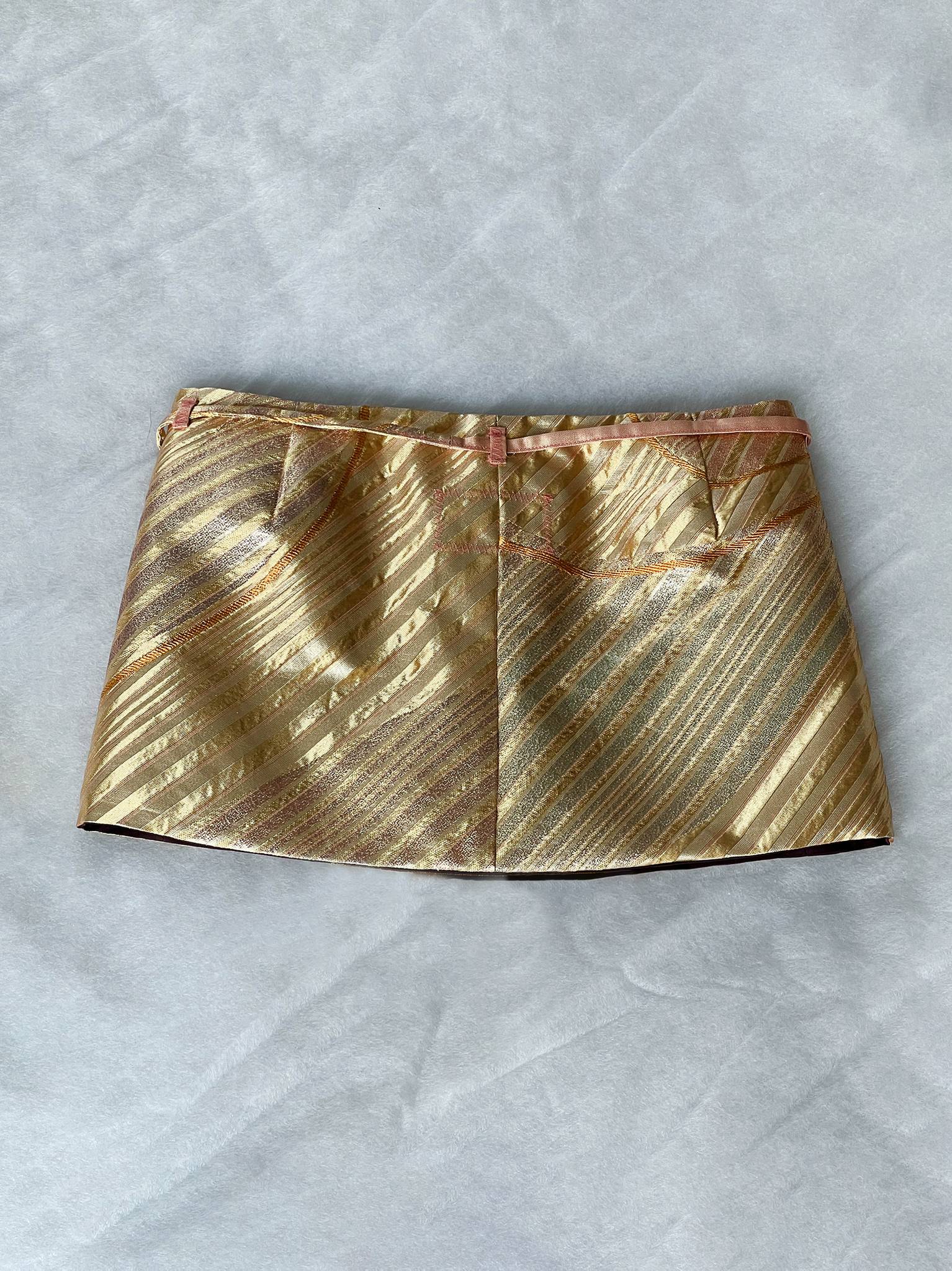 Gold Wrap Skirt