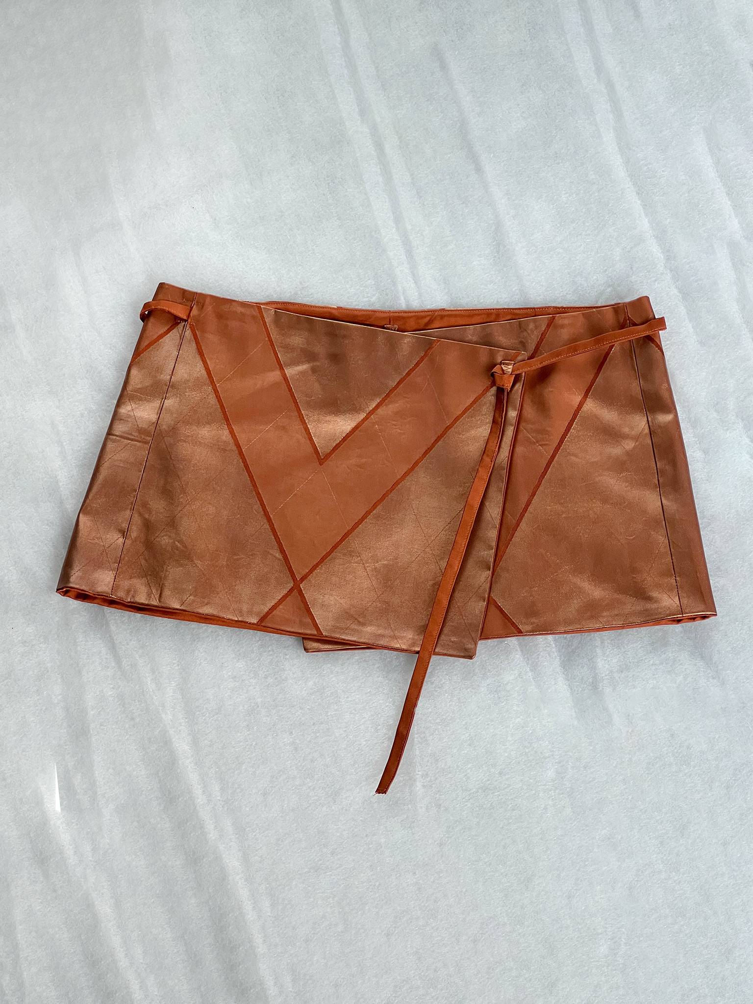 Bronze Wrap Skirt