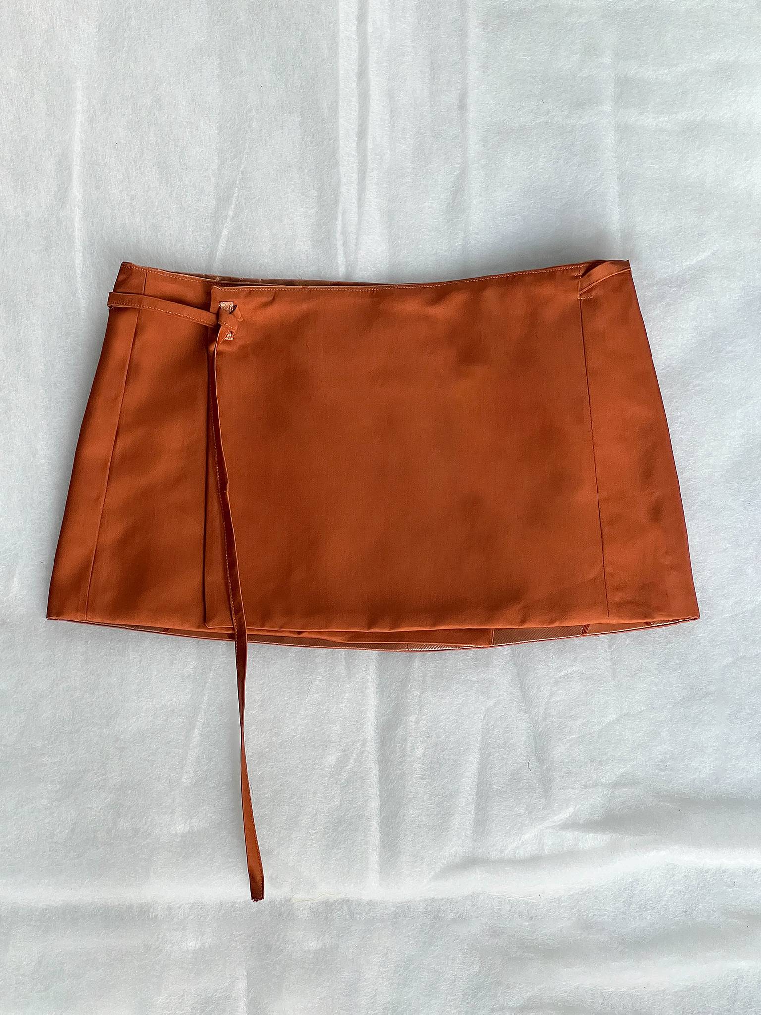 Bronze Wrap Skirt