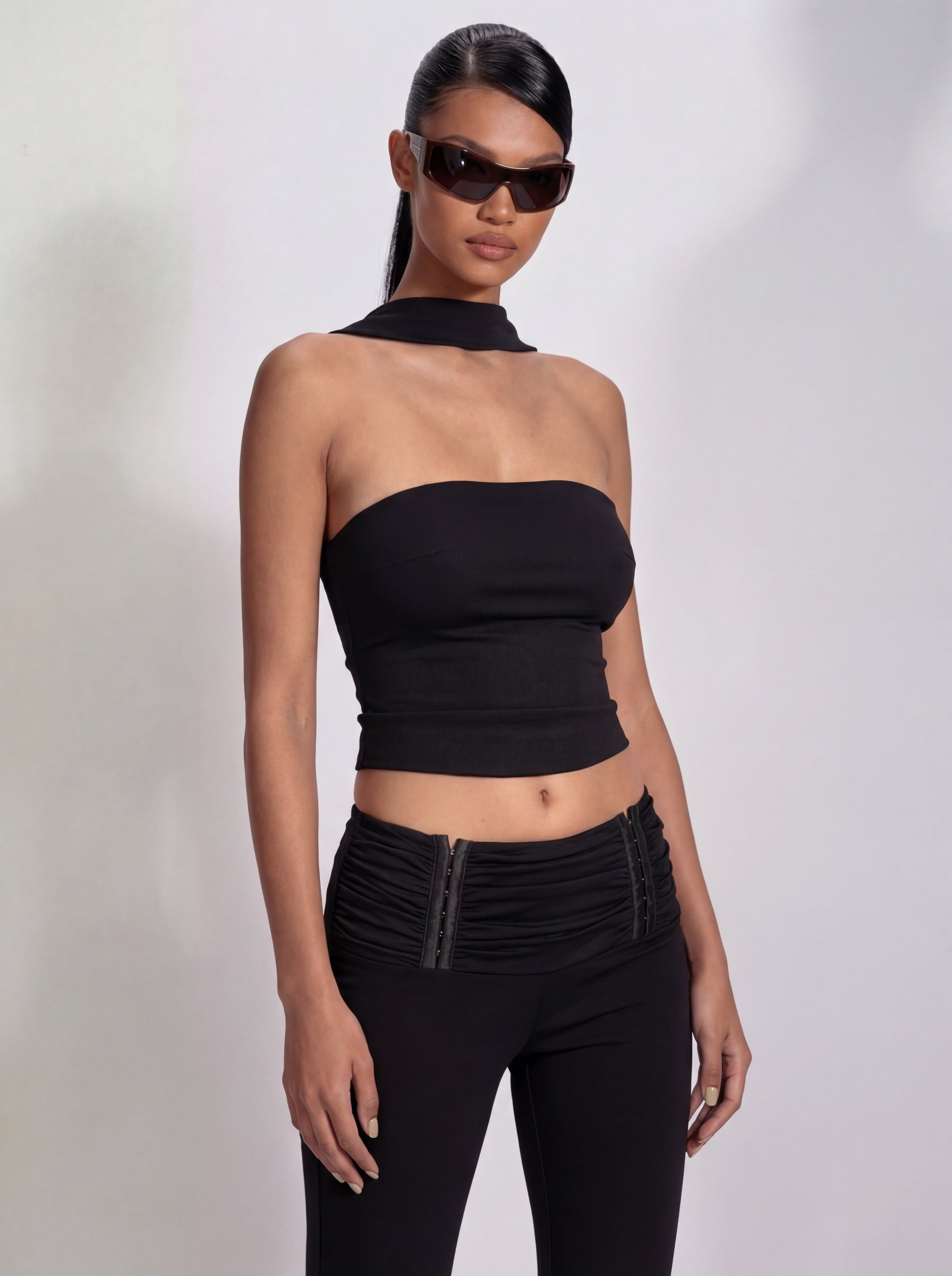 Say Less Top in Black