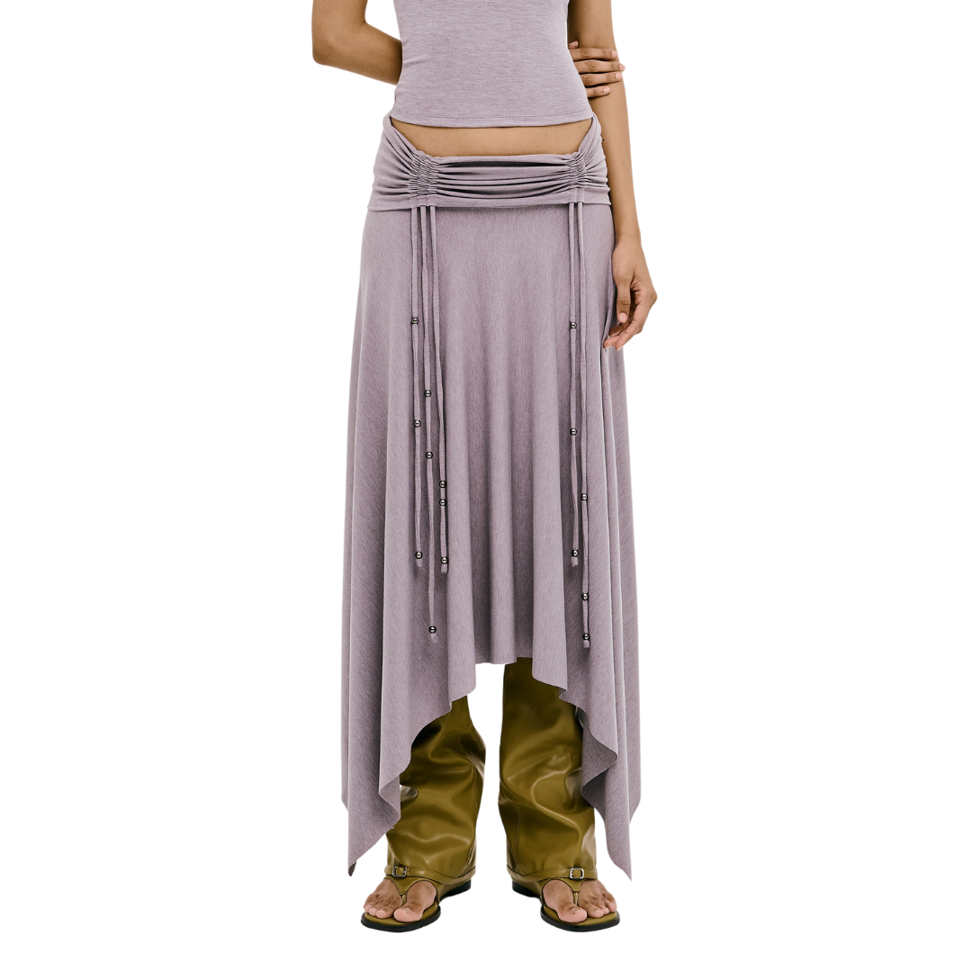 Reverent Maxi Skirt in Purple