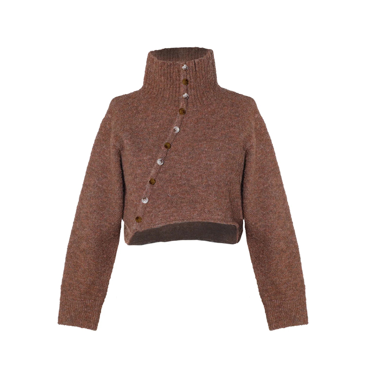 Button Way Knit Cardigan