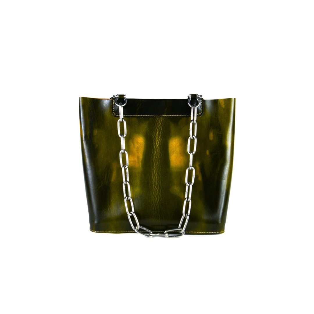 Liquid Green Chain Tote