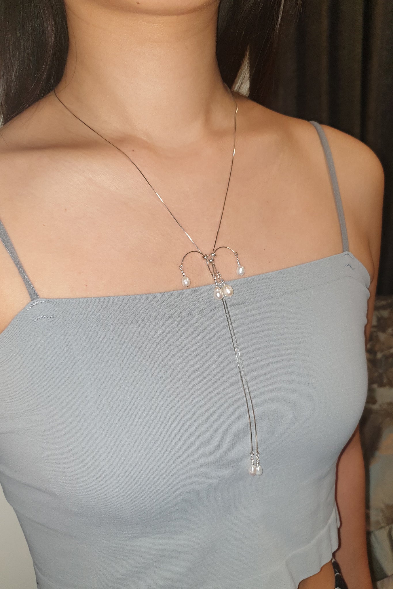 Pearl Tassel Necklace 05