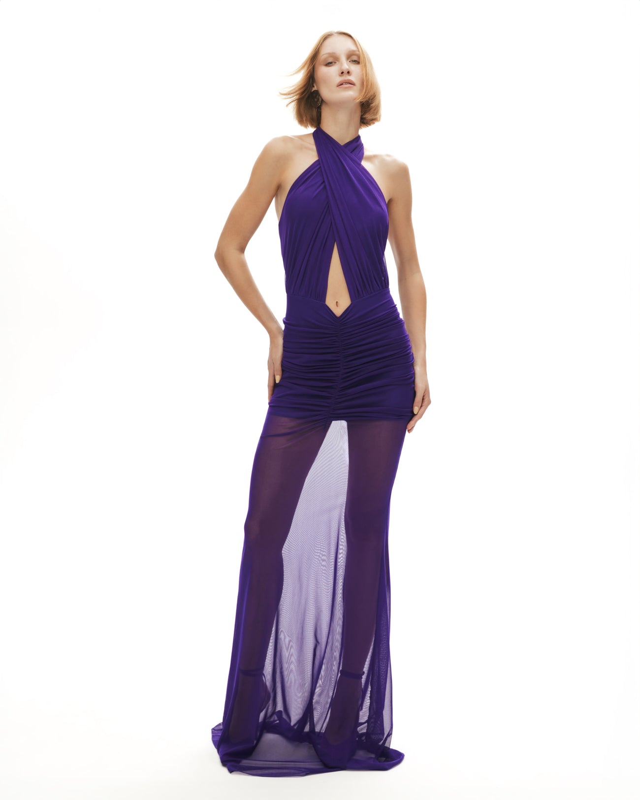 Forbidden Fruit Dress in Purple
