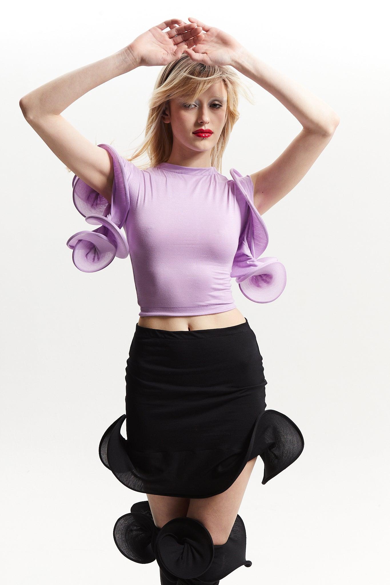Flower T in Black